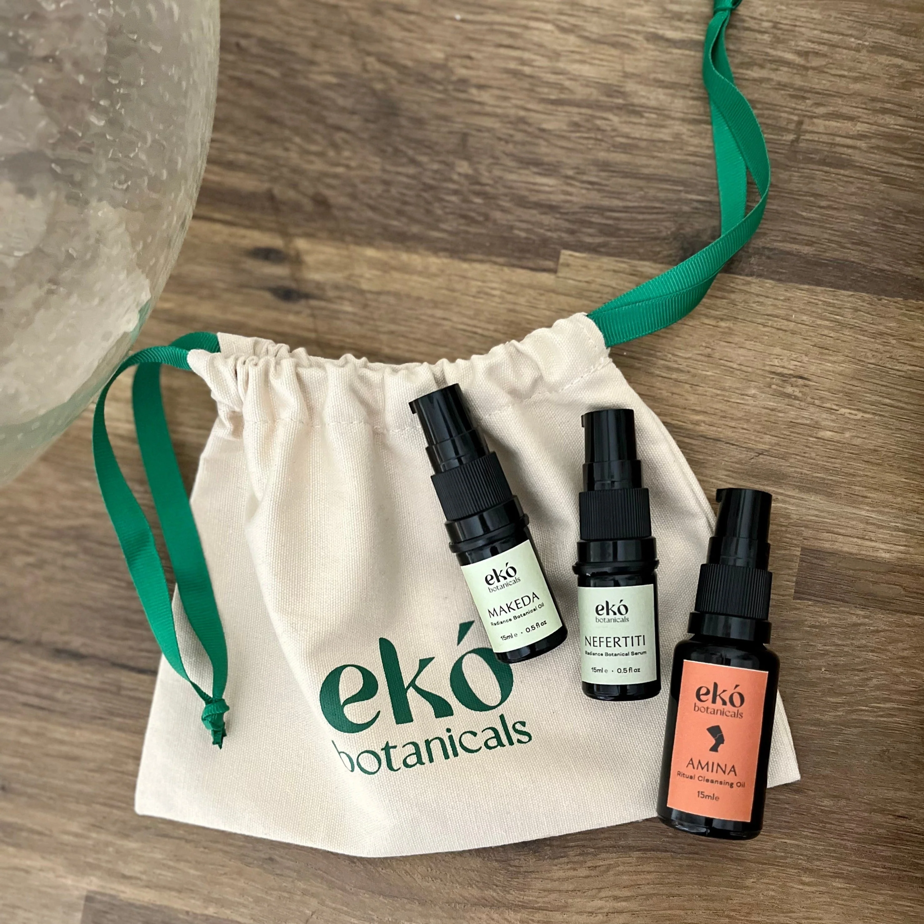 EKÓ BOTANICALS 3 Step Collagen Skincare Mini Set - Image 3