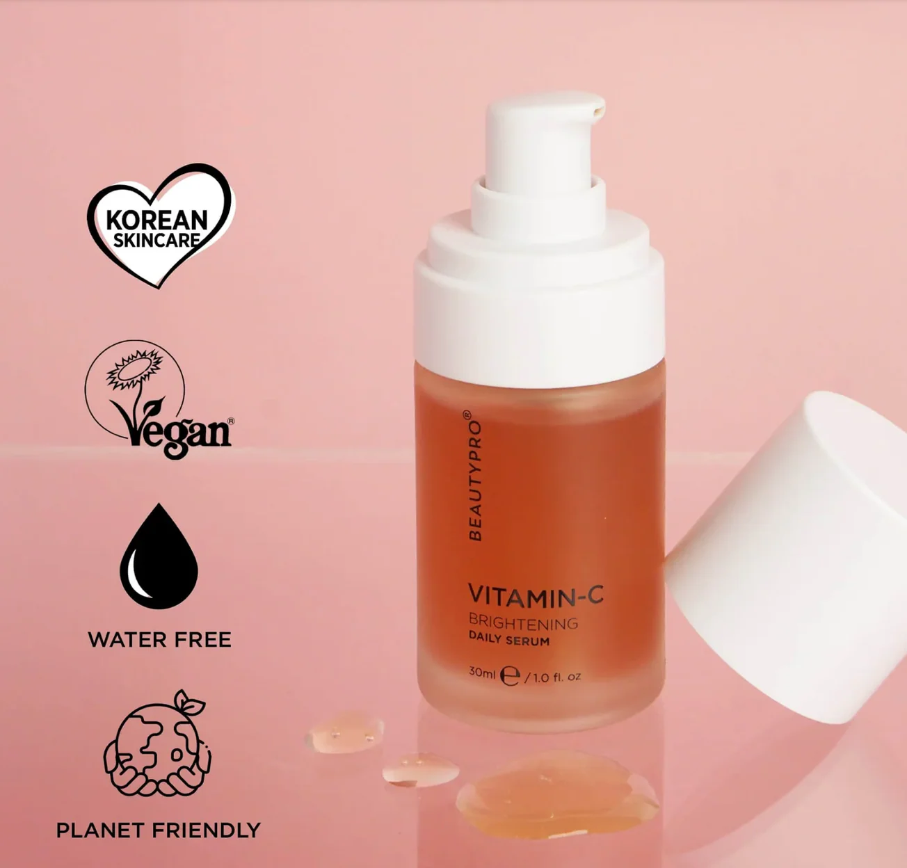 BeautyPro BRIGHTENING Vitamin C 10% Daily Serum 30ml - Image 5