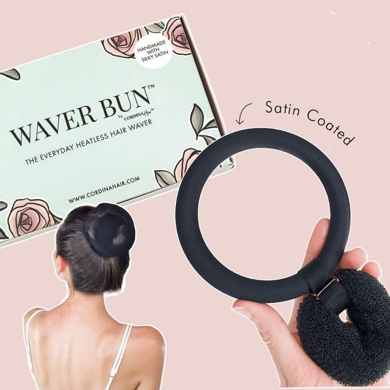 Cordina Hair Flower Curl with Clips & Waver Bun Bundle - Image 19