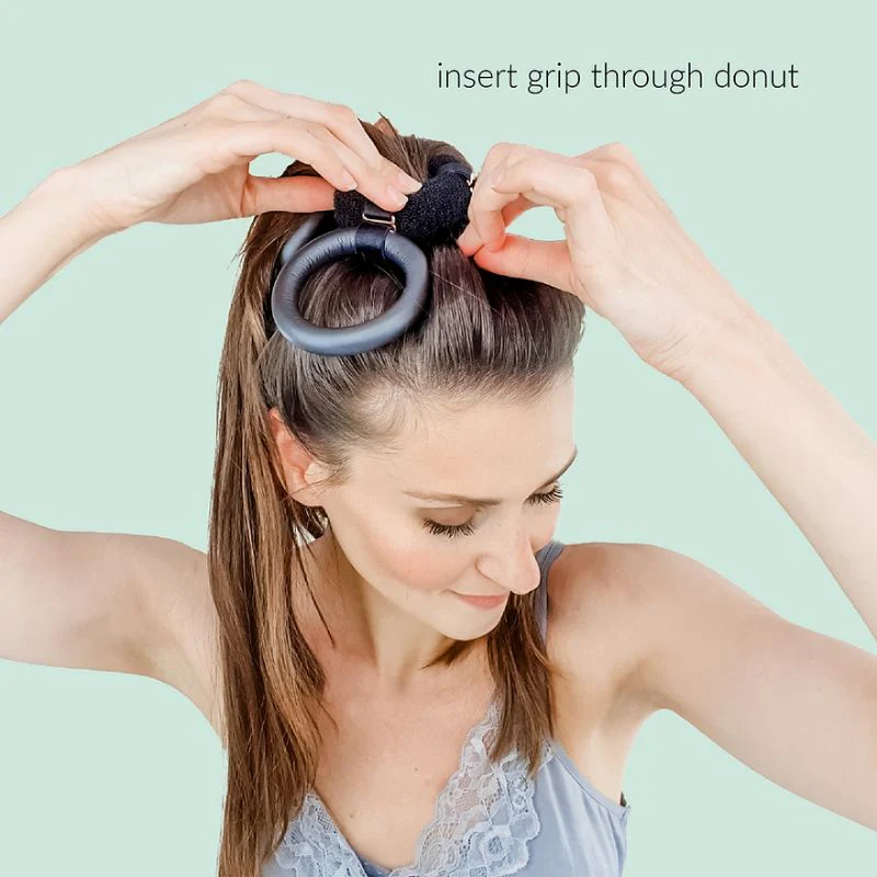 Cordina Hair Flower Curl with Clips & Waver Bun Bundle - Image 5