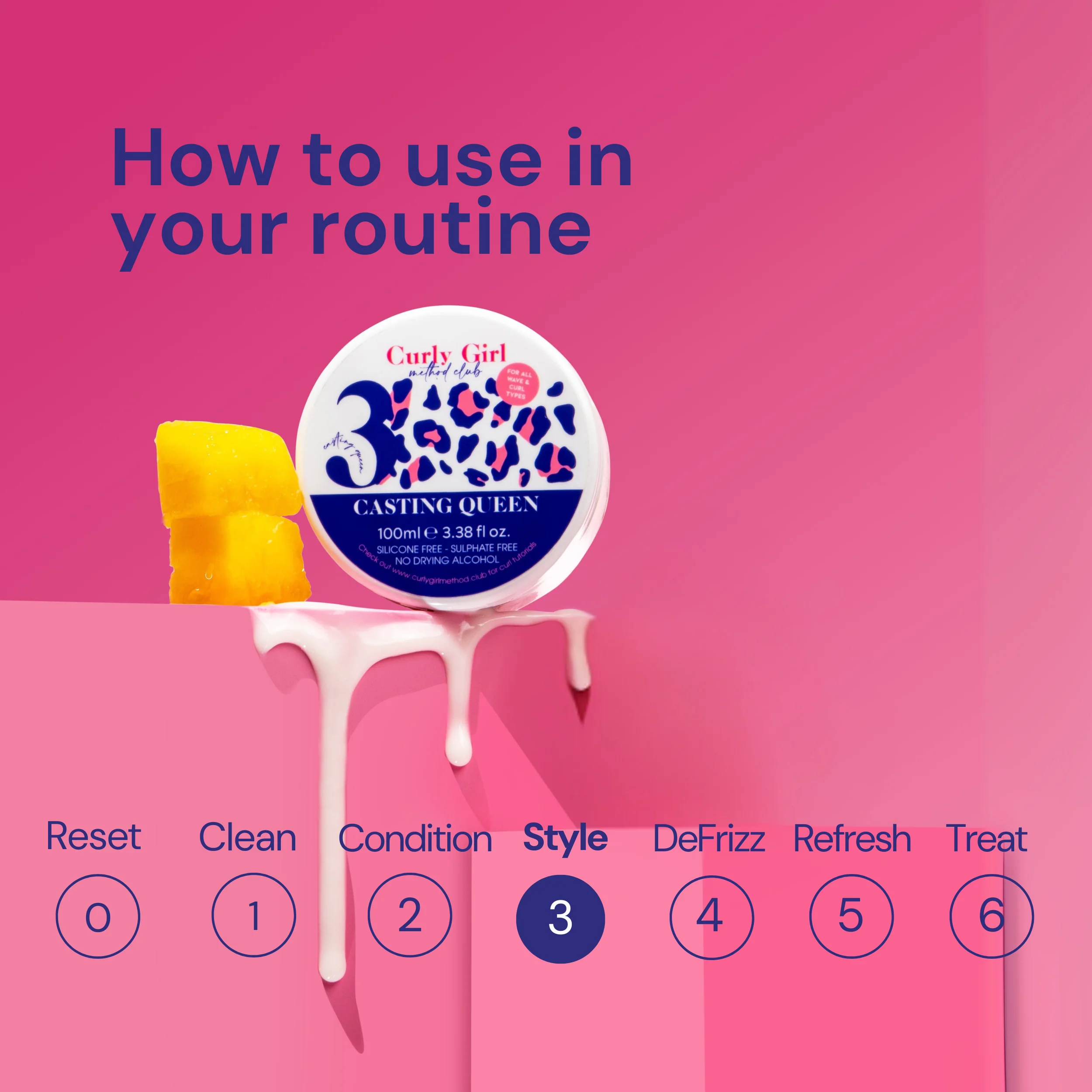 Curly Girl Casting Queen Styling Cream - Image 3