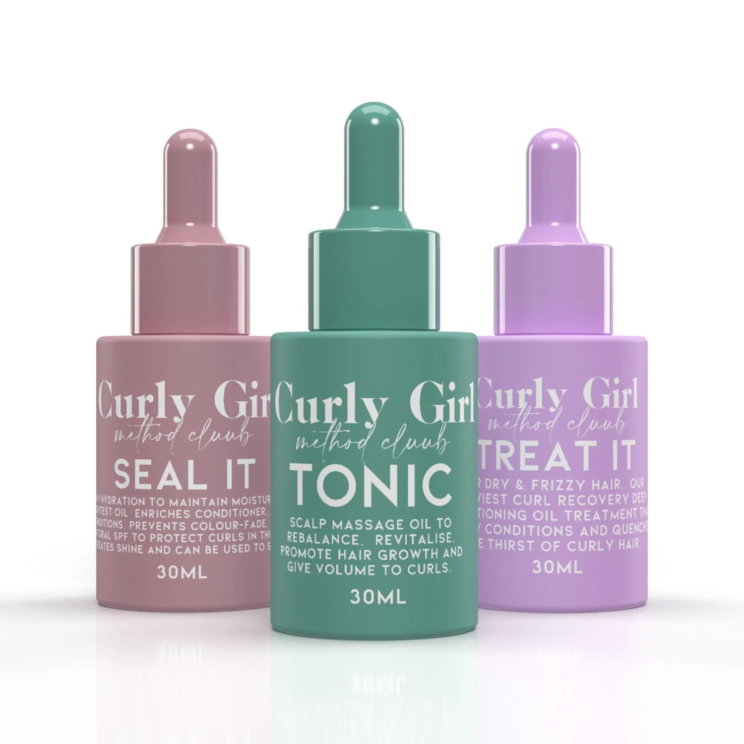 Curly Girl Triple Threat Oil Trio - Image 2