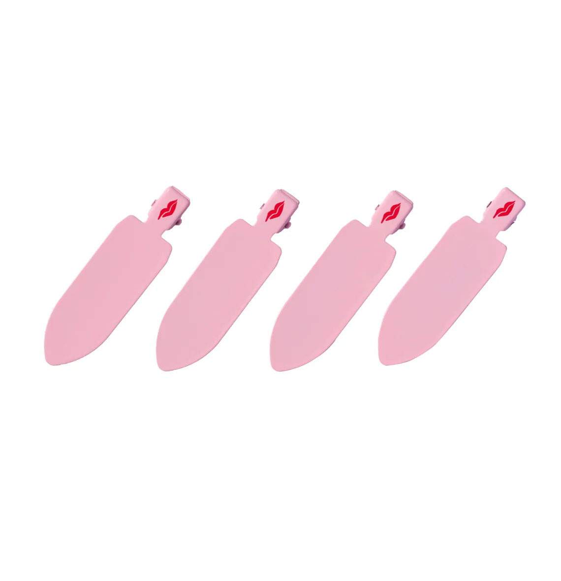 Donna May London Stay Smooth Set – 4 Crease-Free Hairclips in Donna May Pink - Image 2