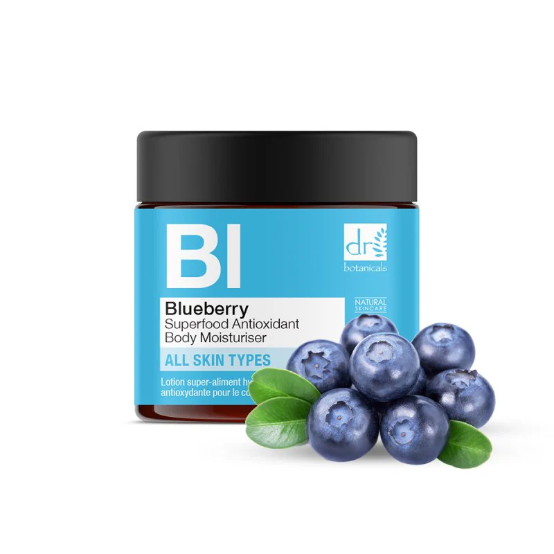 Dr Botanicals - Blueberry Superfood Antioxidant Body Moisturiser 60ml - Image 2