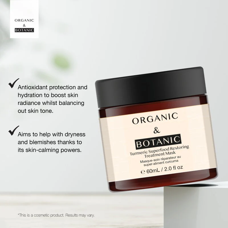 Dr Botanicals - Turmeric Superfood Restoring Treatment Mask 60ml - Image 3