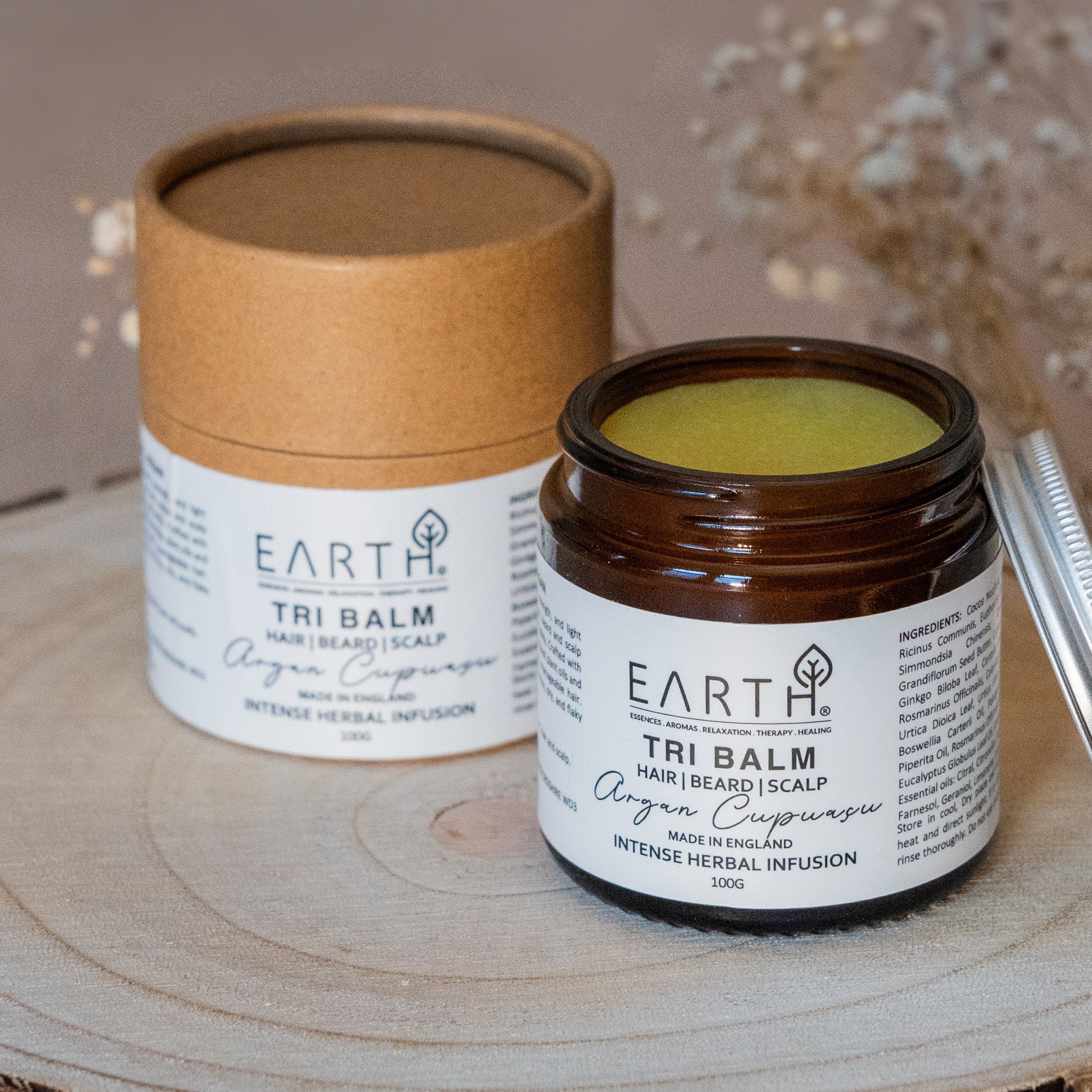 Earth From Earth - EARTH TRI BALM WITH ARGAN & CUPUACU - 100 G - Image 3