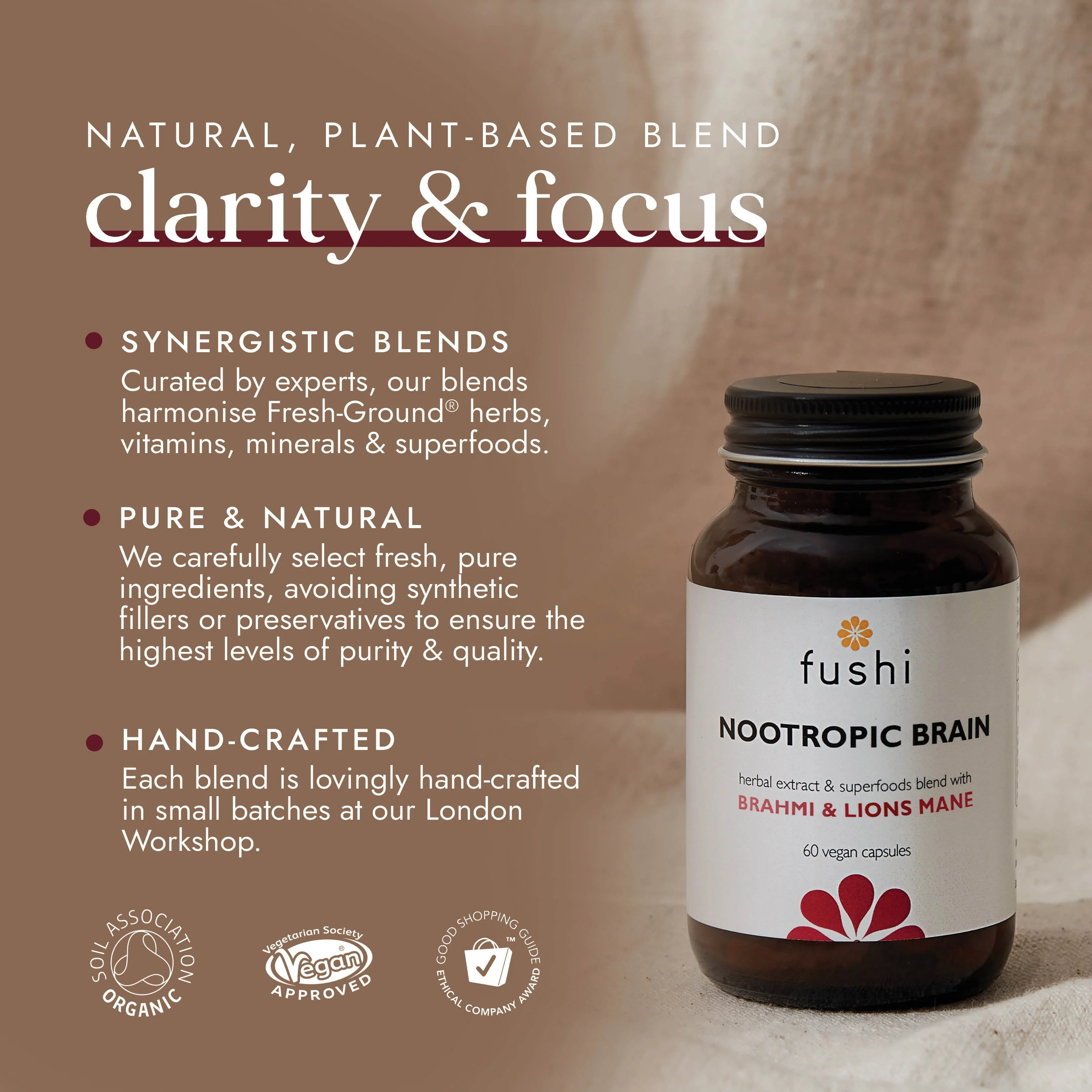 Fushi Wellbeing - Nootropic Brain Blend | for Focus & Memory - Image 4
