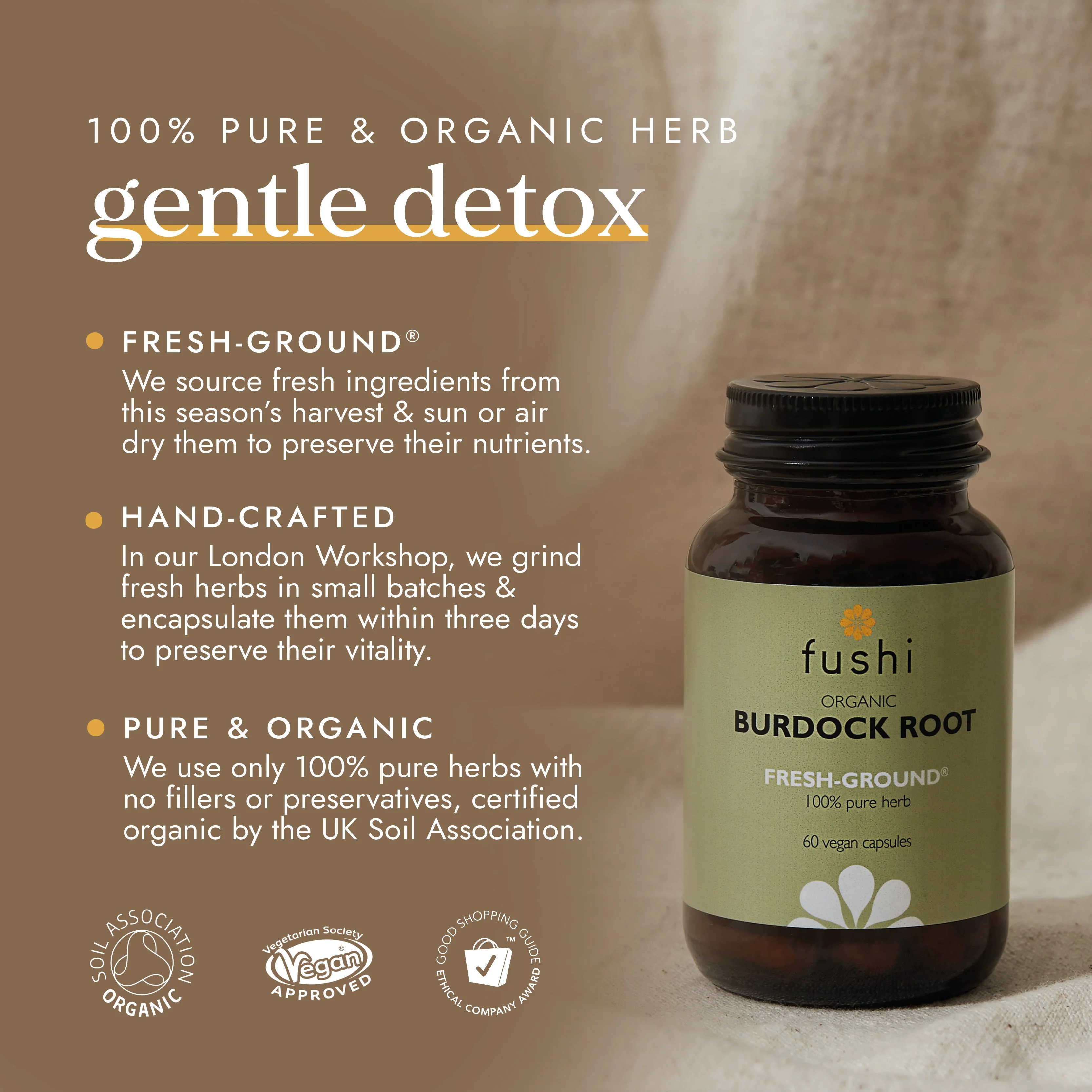 Fushi Wellbeing - Organic Burdock Root - Image 3