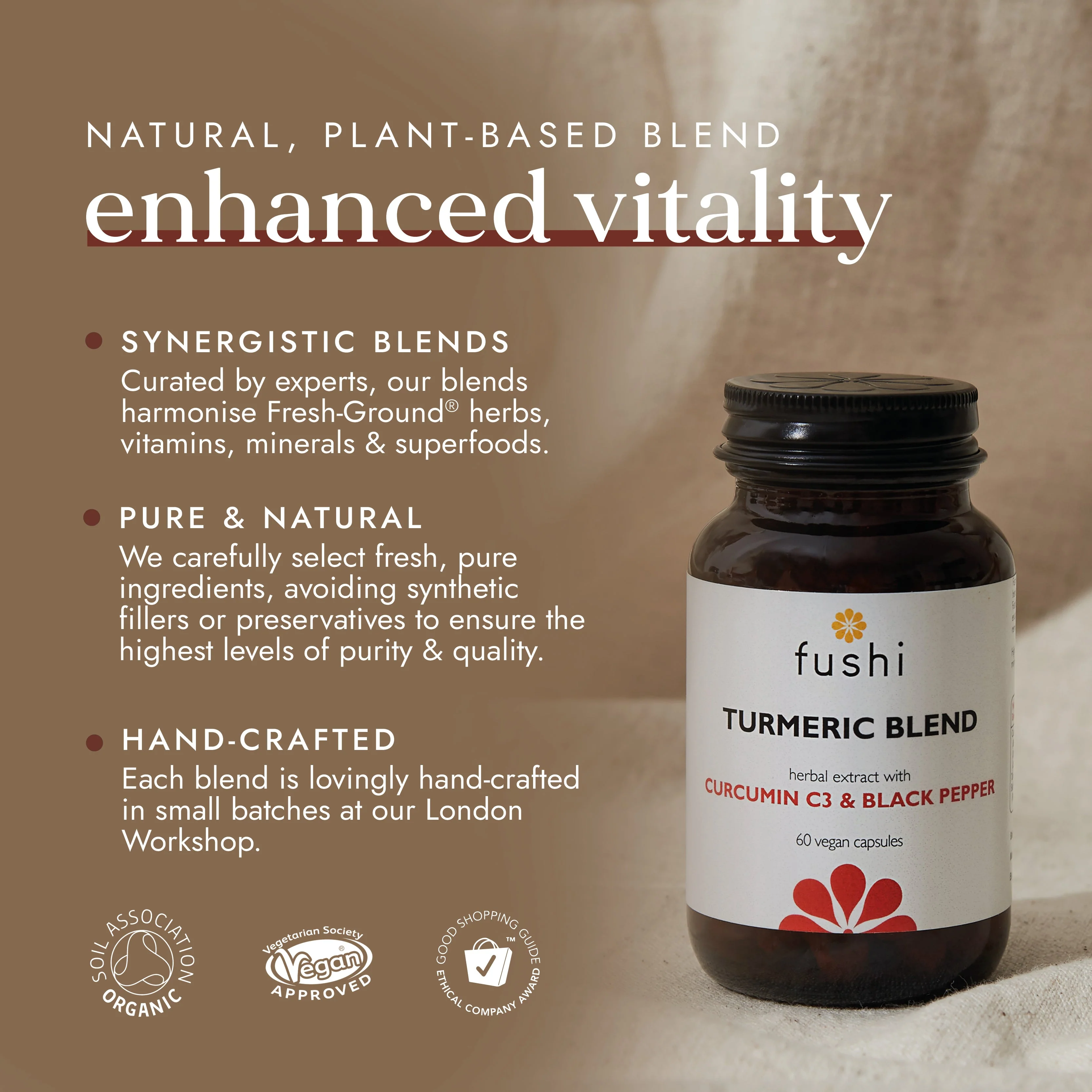 Fushi Wellbeing - Turmeric C3 & Bioperine Extract - Image 3