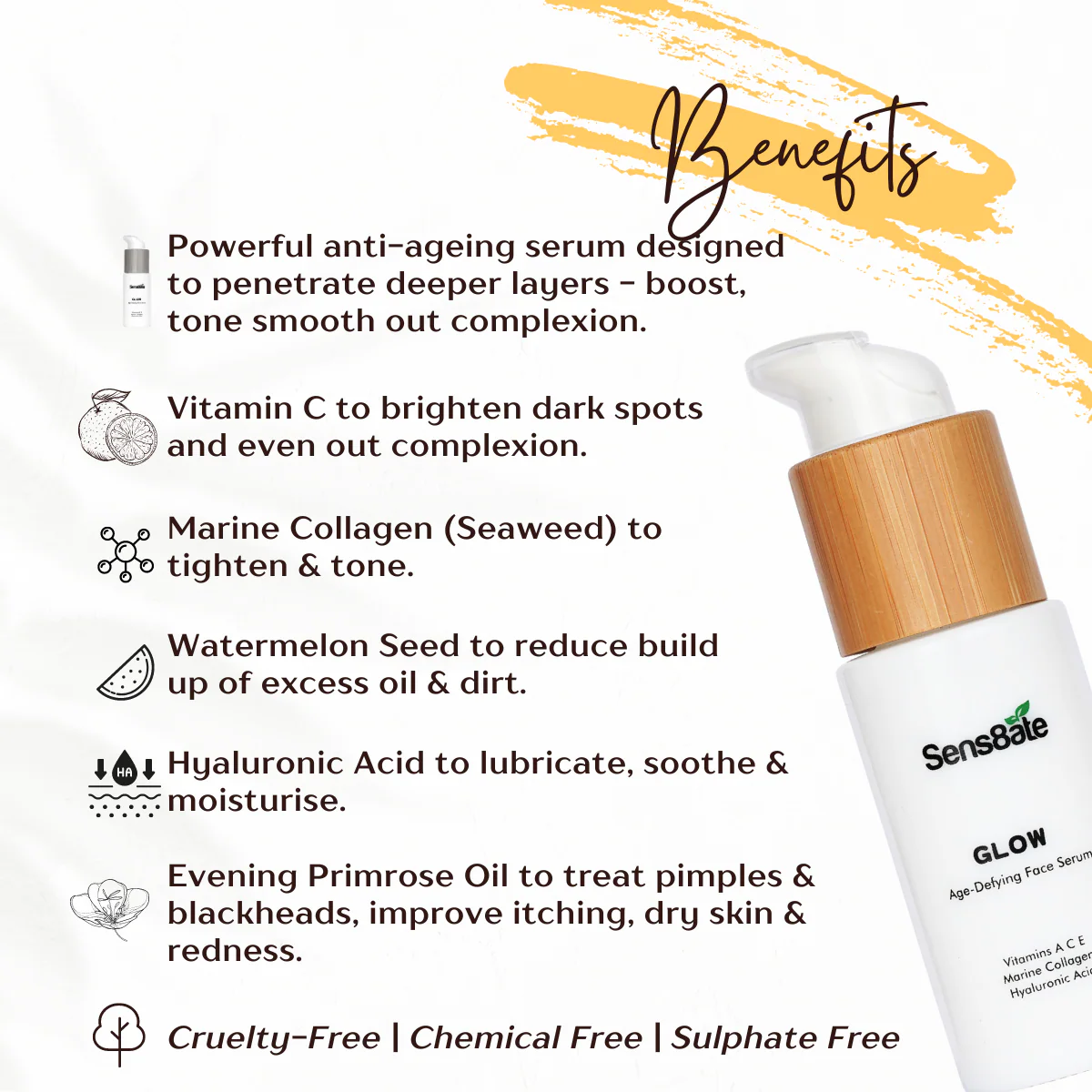 Sens8ate Glow Face Serum - Image 4
