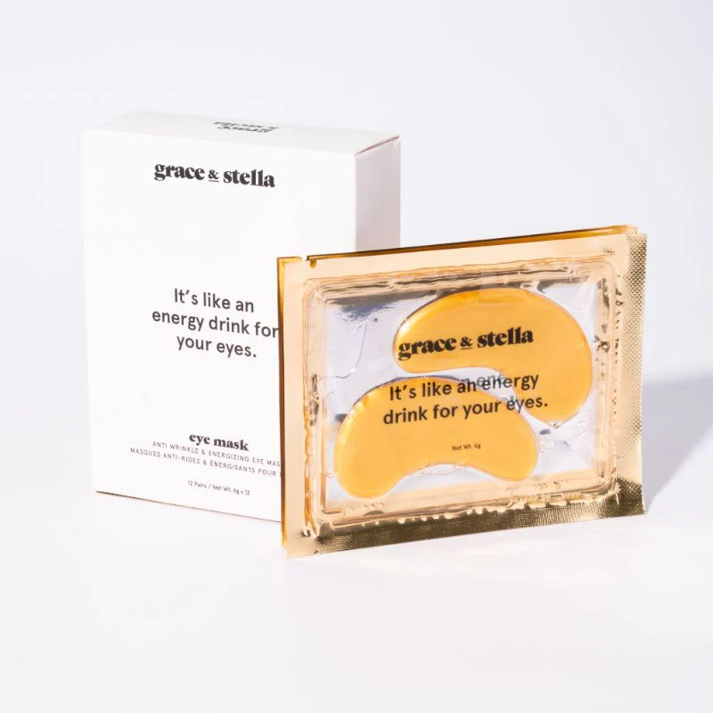 Grace & Stella Gold Eye Masks - 24 Pairs - Image 6