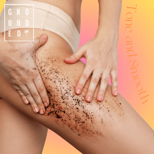 Grounded Body - Mango and Papaya Coffee Scrub (200g) - For Dry Skin - Image 3