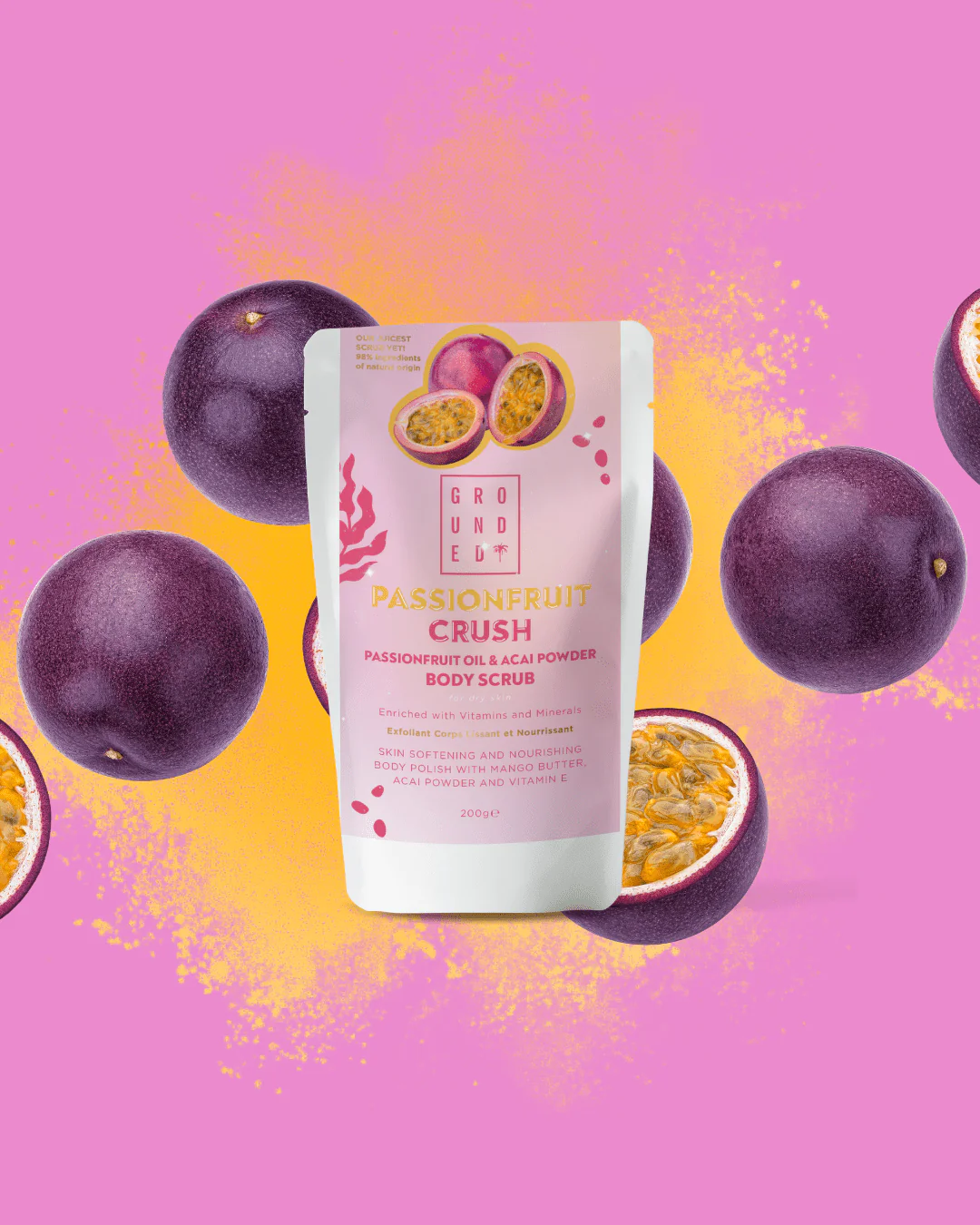 Grounded Body - Passionfruit Crush Body Scrub - Image 3