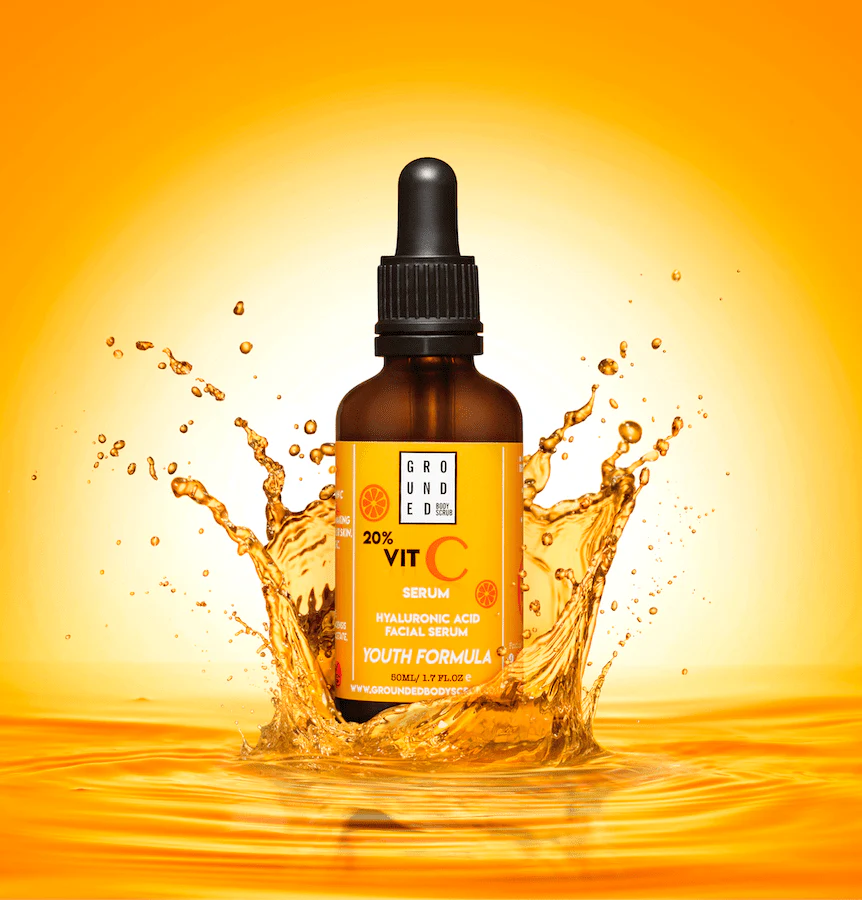 Grounded Body - Vitamin C and Hyaluronic Acid Anti-Ageing Serum - Image 5