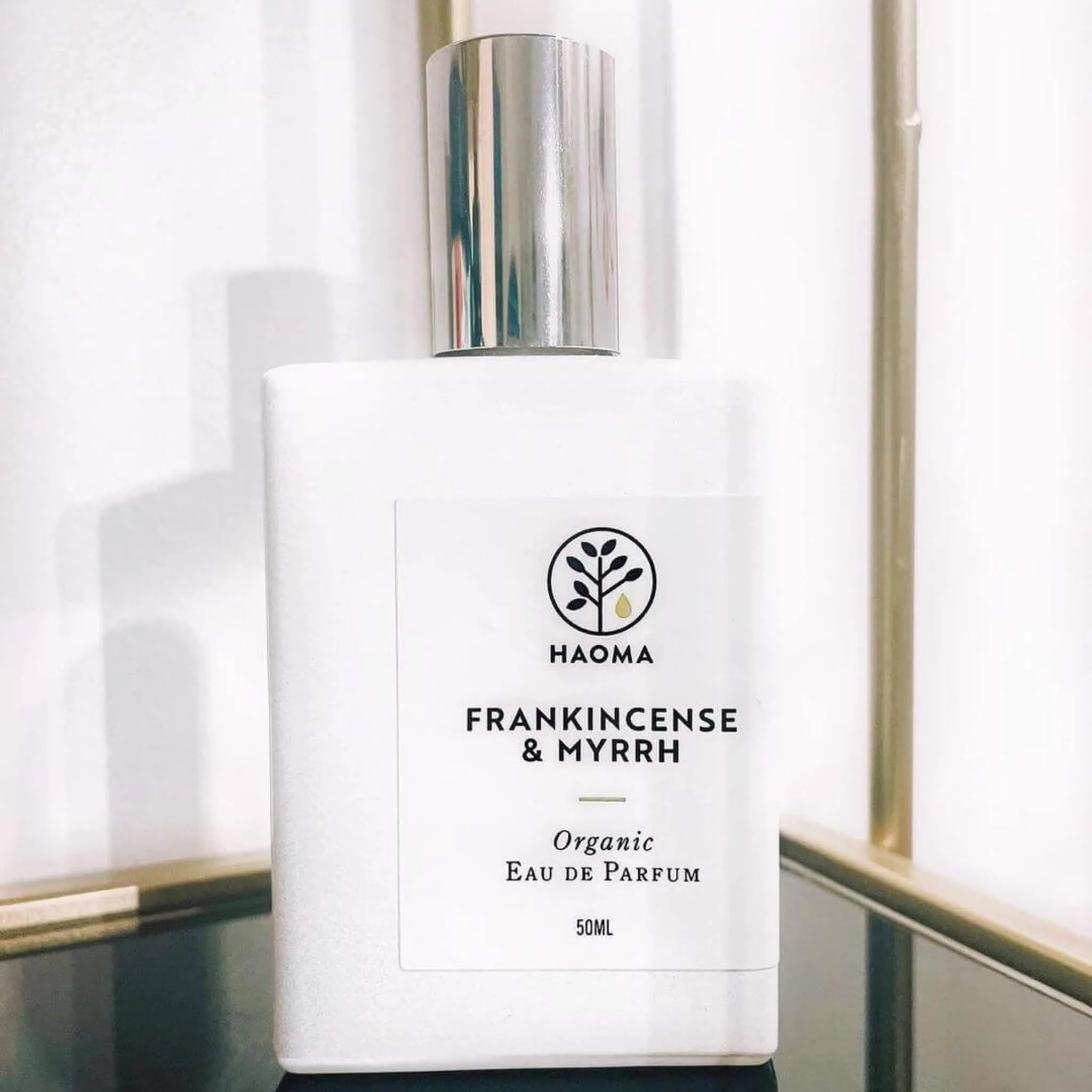 Haoma Frankincense and Myrrh Organic Eau de Parfum 50ml - Image 2
