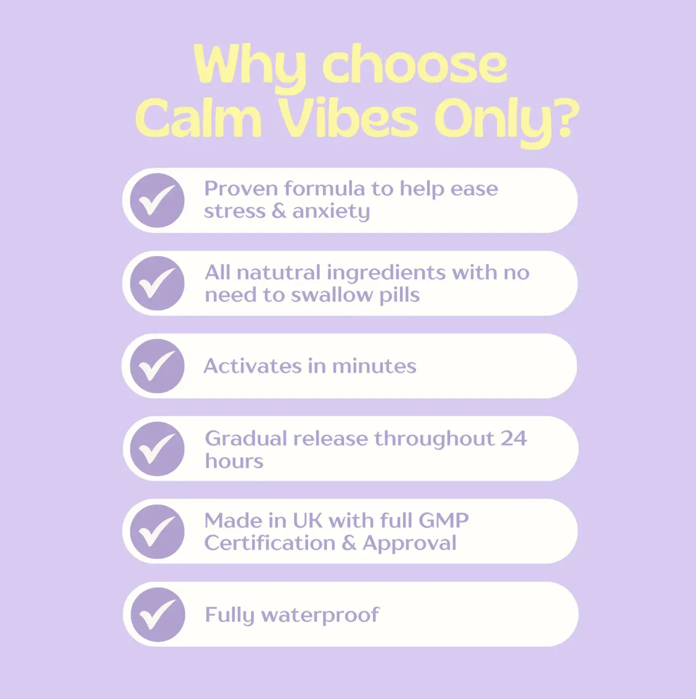 Hapi Patch - Calm Vibes Only Patches, 30 Pack - Image 2