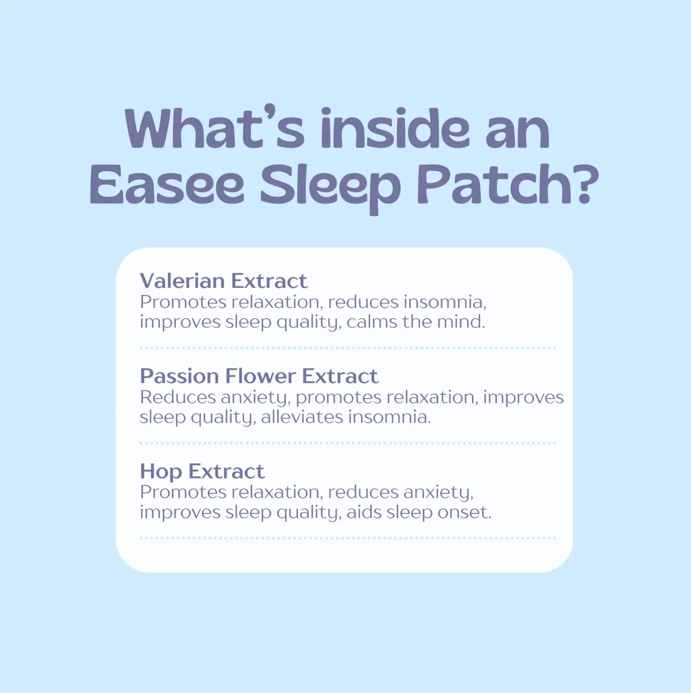 Hapi Patch - Easee Sleep Patches, 30 Pack - Image 3