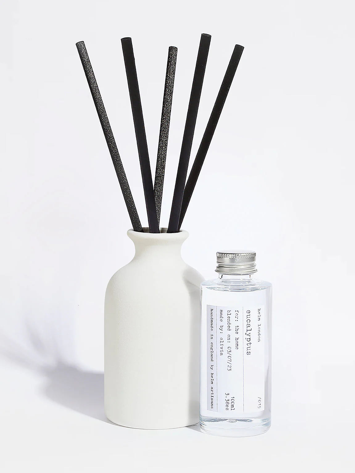 Helm London Eucalyptus Ceramic Reed Diffuser - 100ml