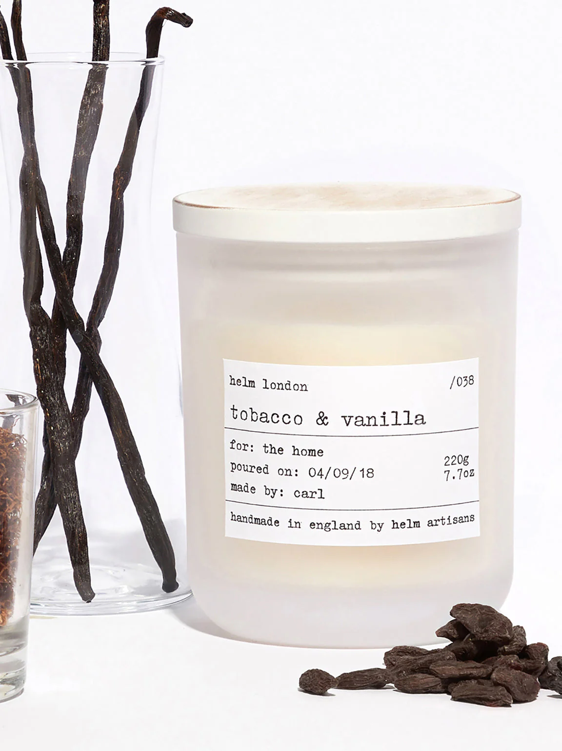 Helm London Tobacco & Vanilla Luxury Candle