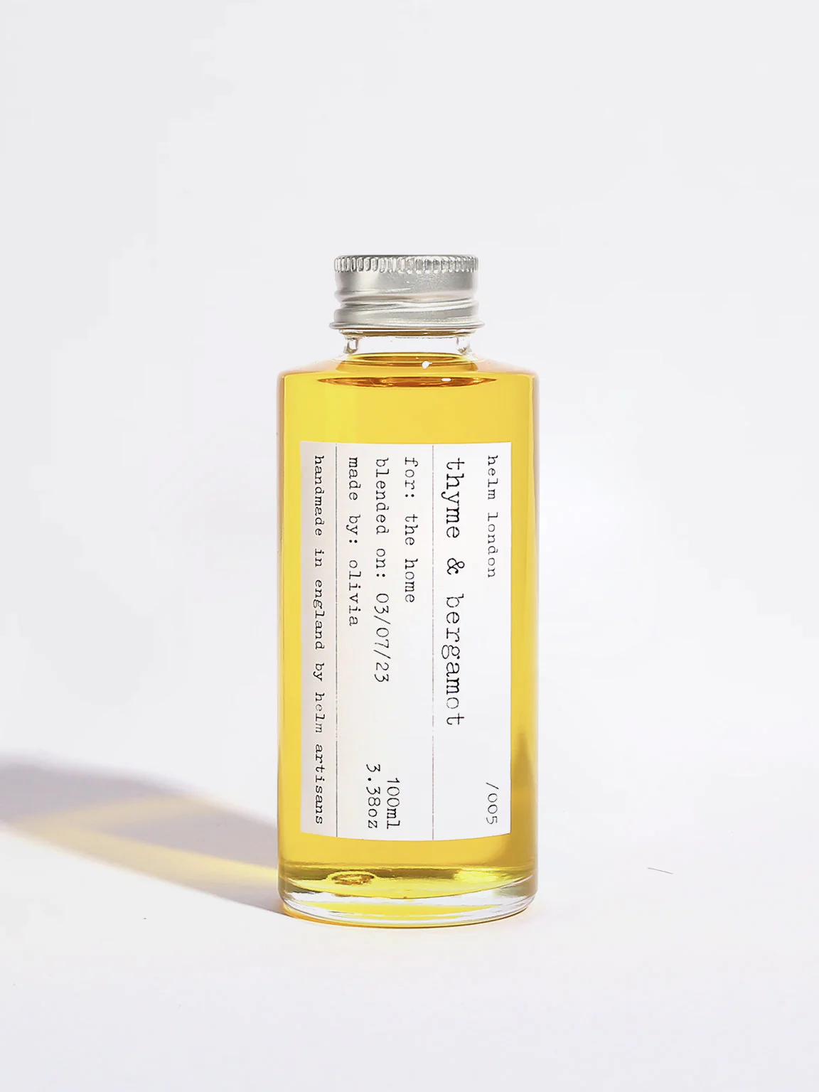 Helm London Thyme & Bergamot Ceramic Reed Diffuser - 100ml - Image 2
