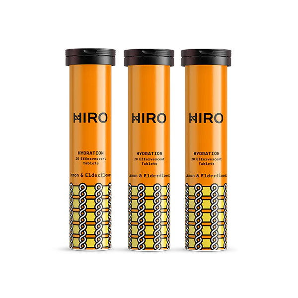 HIRO Hydration - Lemon & Elderflower Triple Pack