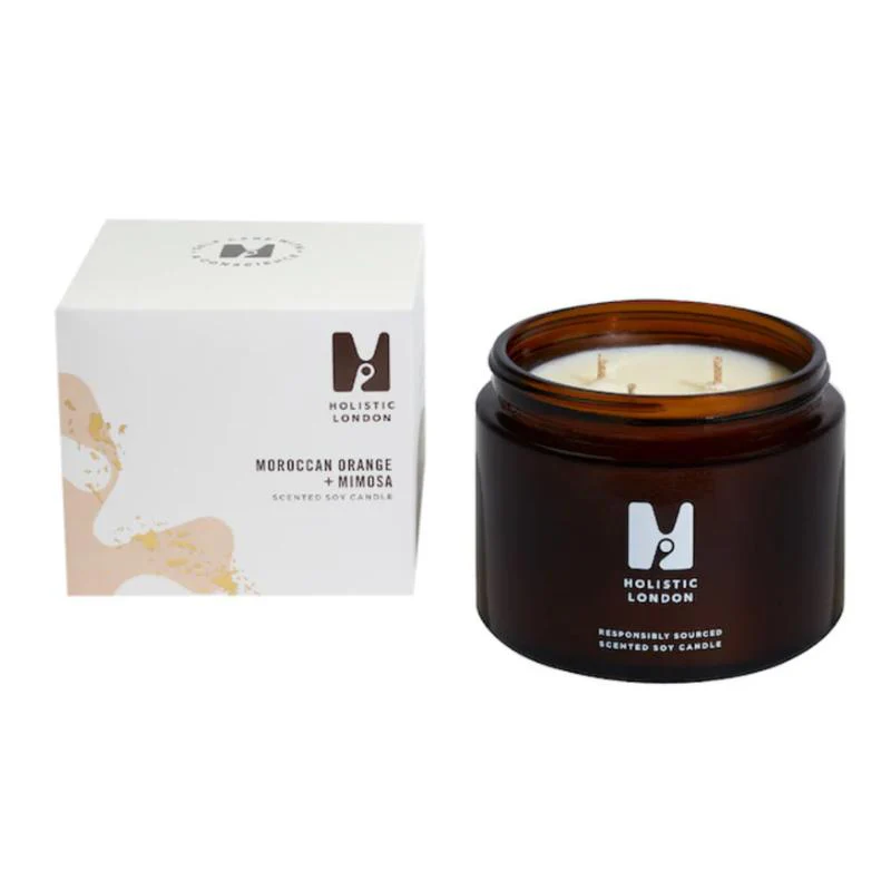 Holistic London - Moroccan Orange + Mimosa Scented Candle 180ml - Image 3