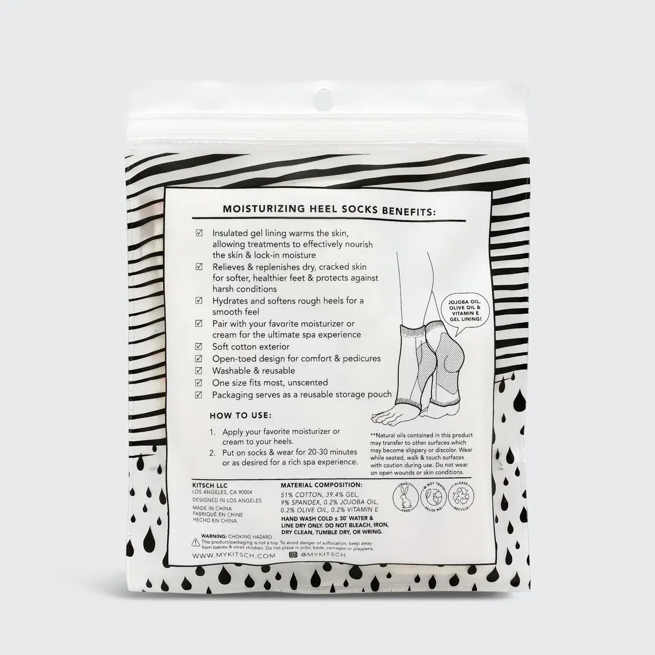 Kitsch Moisturizing Spa Socks - Image 4