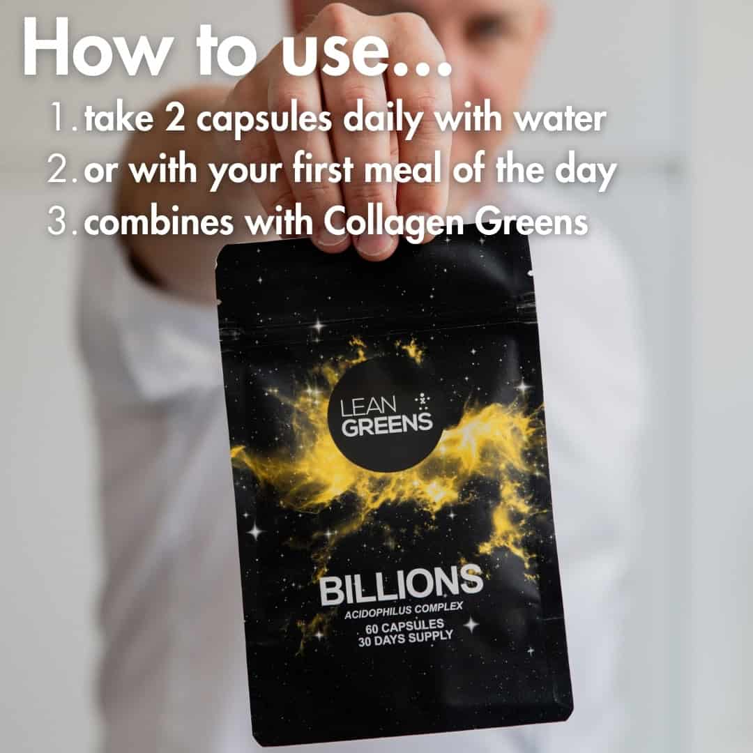 Lean Greens - Billions - Acidophilus Complex Capsules - Image 4