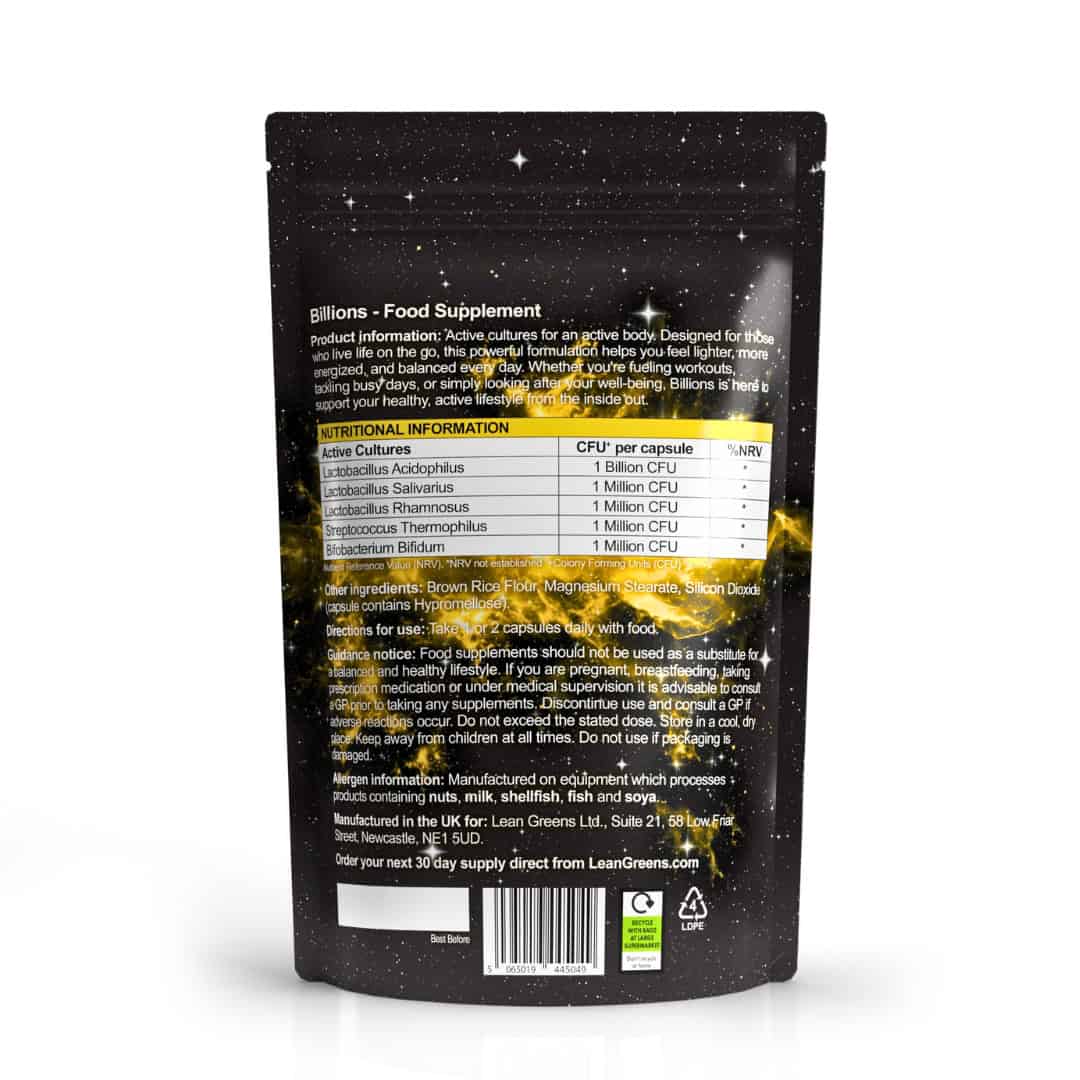 Lean Greens - Billions - Acidophilus Complex Capsules - Image 7