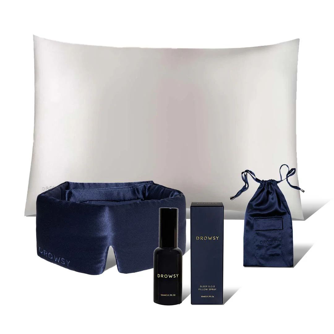 Drowsy Sleep Co Midnight ritual bundle Midnight Blue white akoya pearl