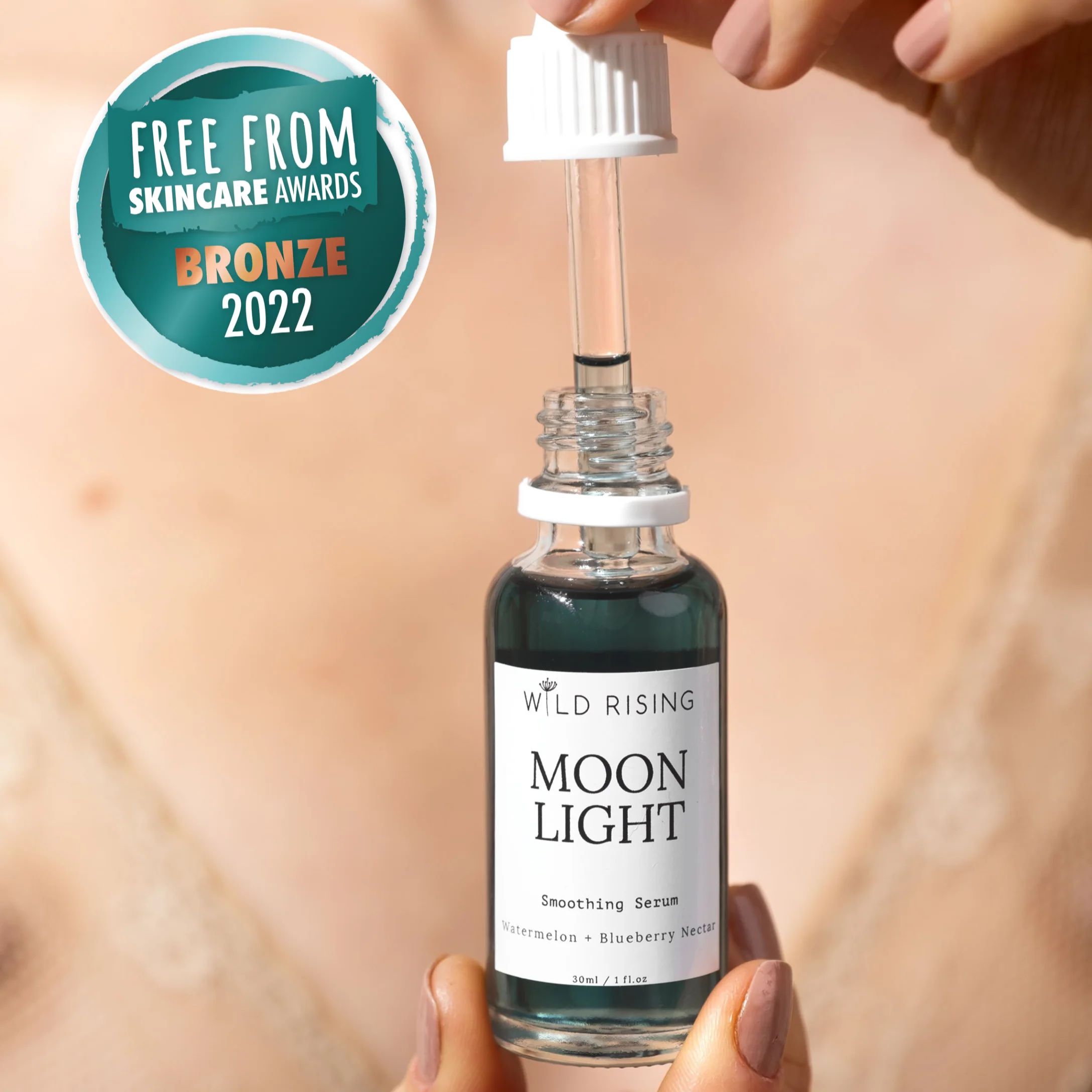 Wild Rising Skincare - Moonlight - Blueberry & Blue Tansy Face Oil - Image 3