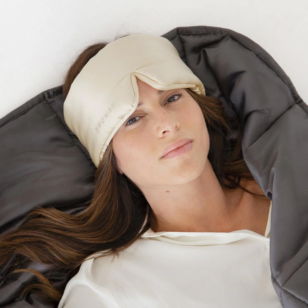 Drowsy Sleep Co Moonlight Shadow Silk Weighted Blanket - Image 6