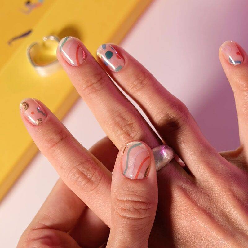 MoYou London Gel Nail Strip ★ Confetti Dip - Image 10