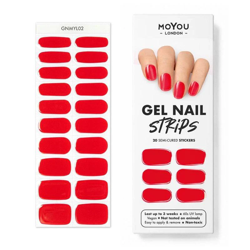 MoYou London Gel Nail Strip ★ Red Riding Hood