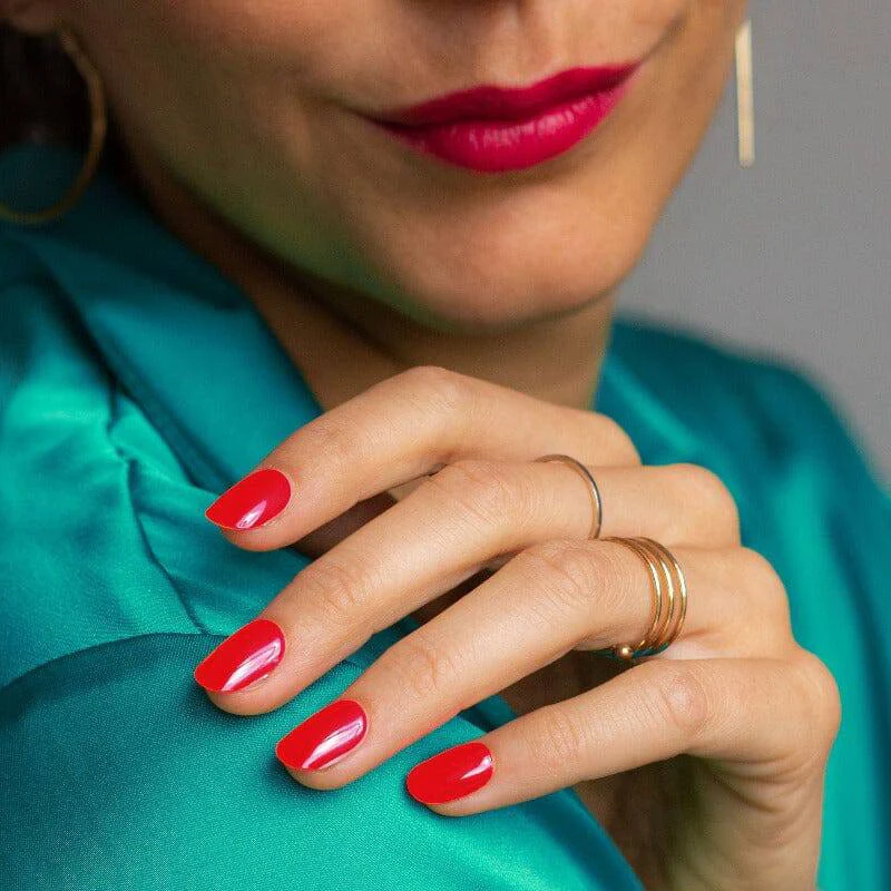 MoYou London Gel Nail Strip ★ Red Riding Hood - Image 5
