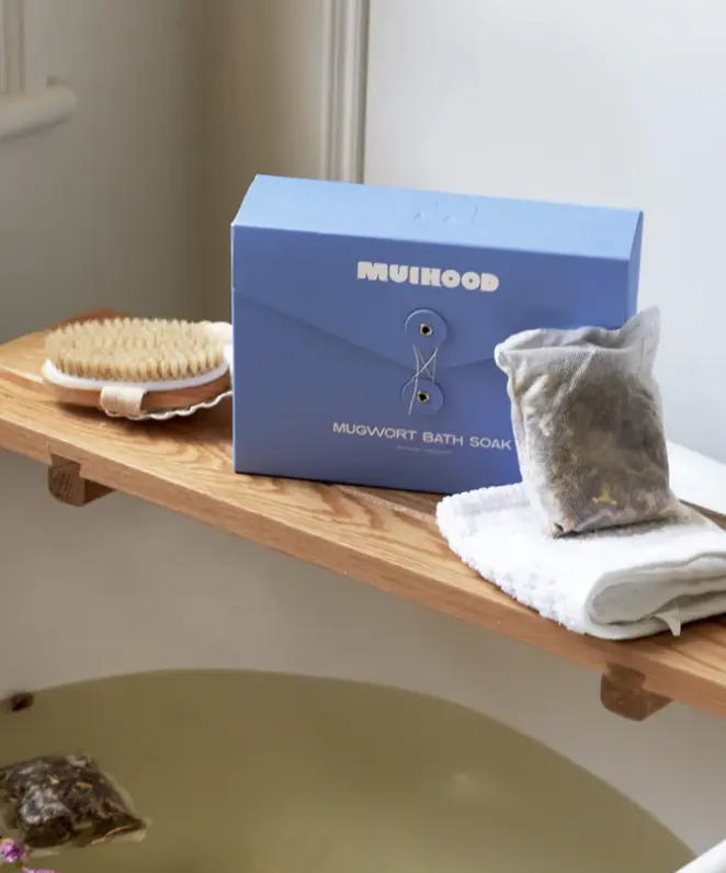 Muihood Mugwort Bath Soak - 8 Pouches (30g) - Image 3