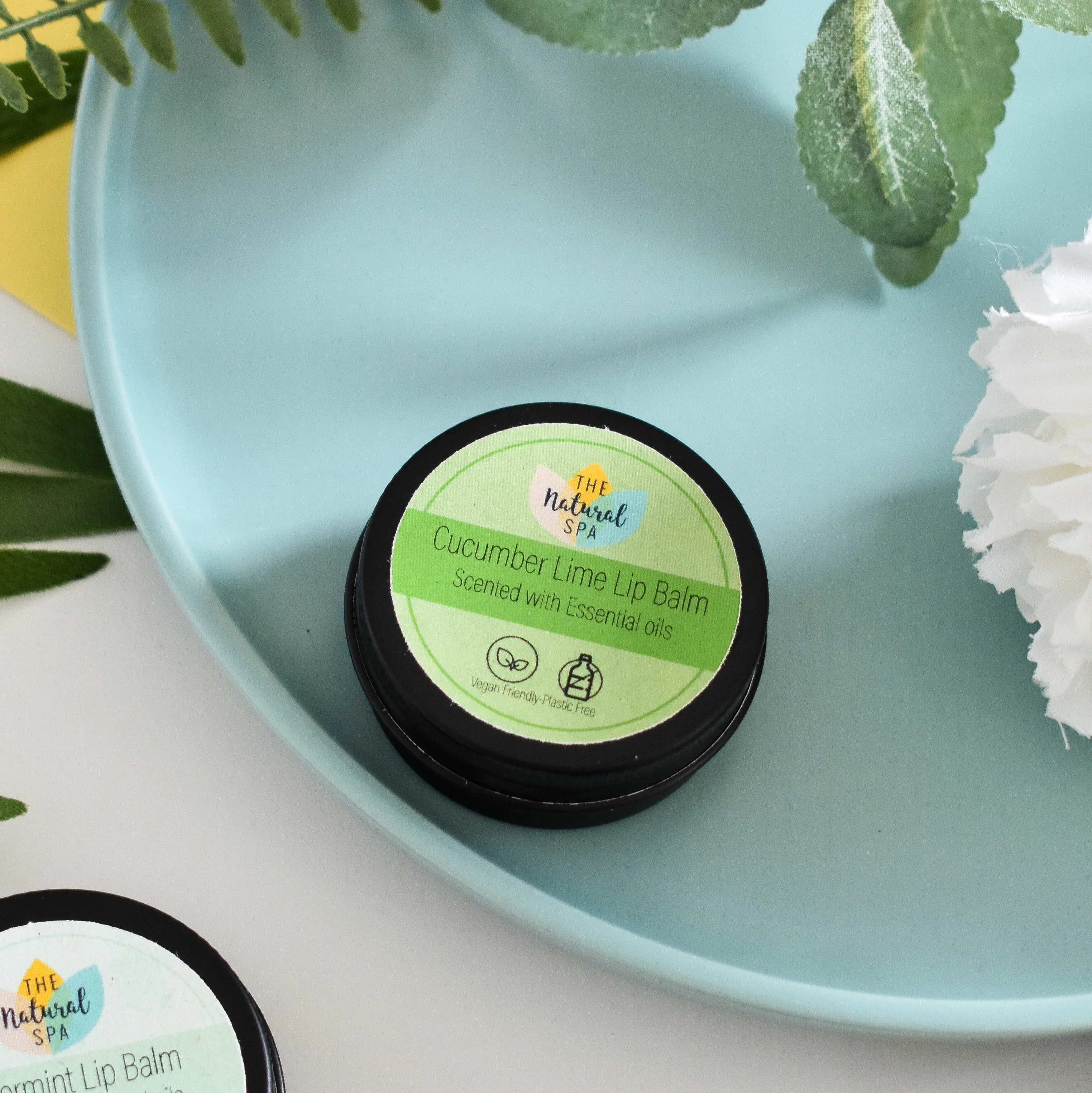 The Natural Spa - Cucumber Lime All Natural Lip Balm - Image 5