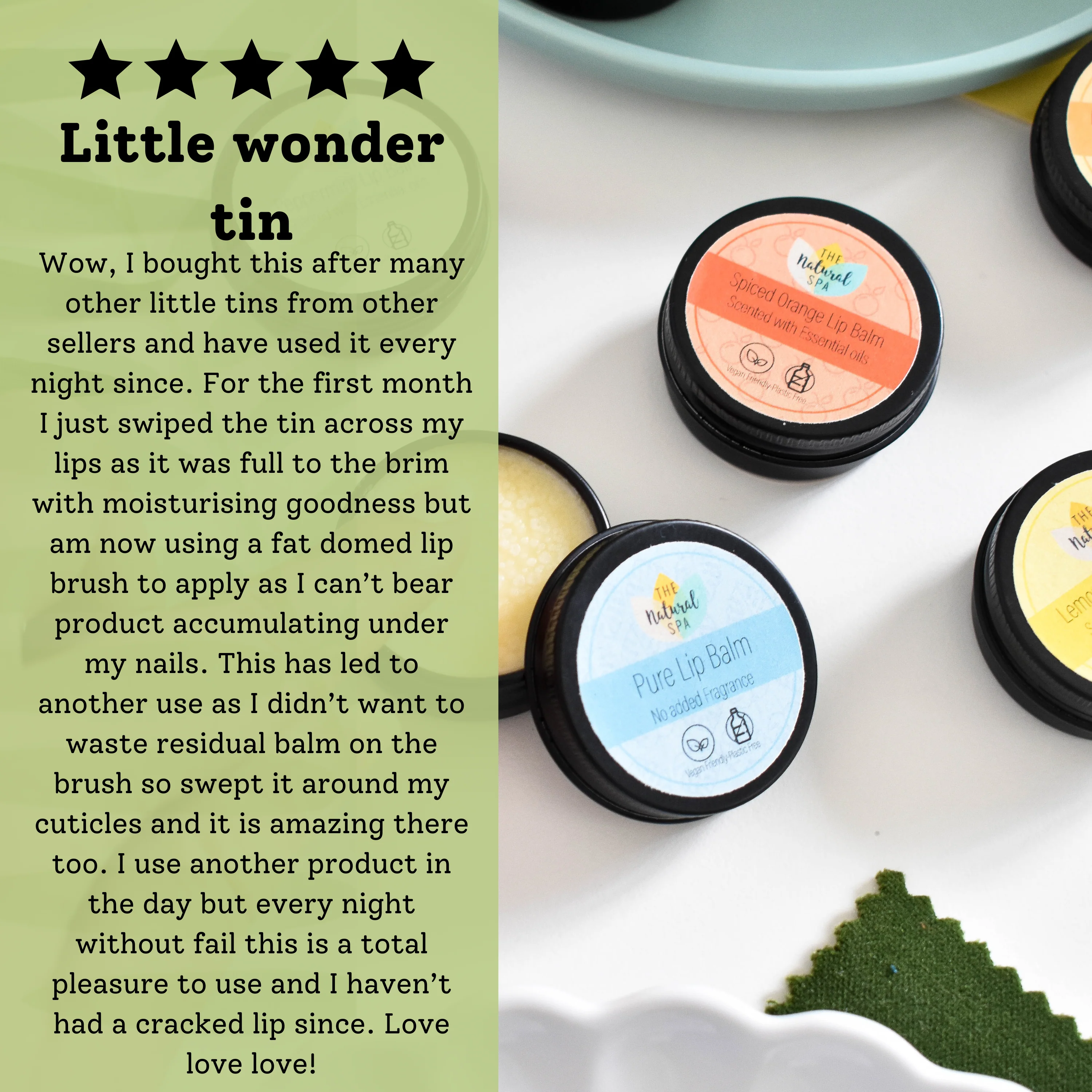 The Natural Spa - Cucumber Lime All Natural Lip Balm - Image 7