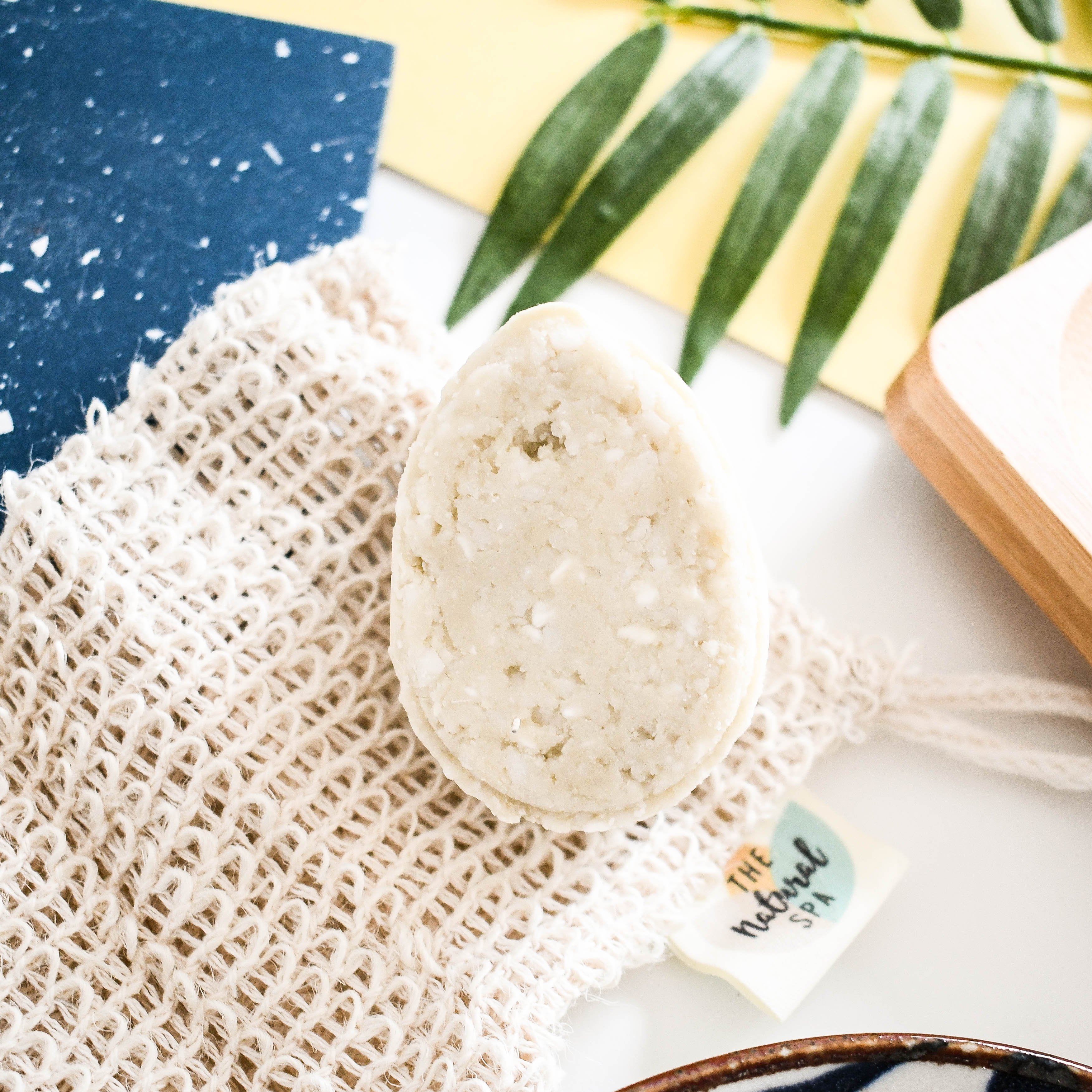 The Natural Spa - Patchouli Rose ECO Shampoo bar - Non Soap based hair wash - Image 3