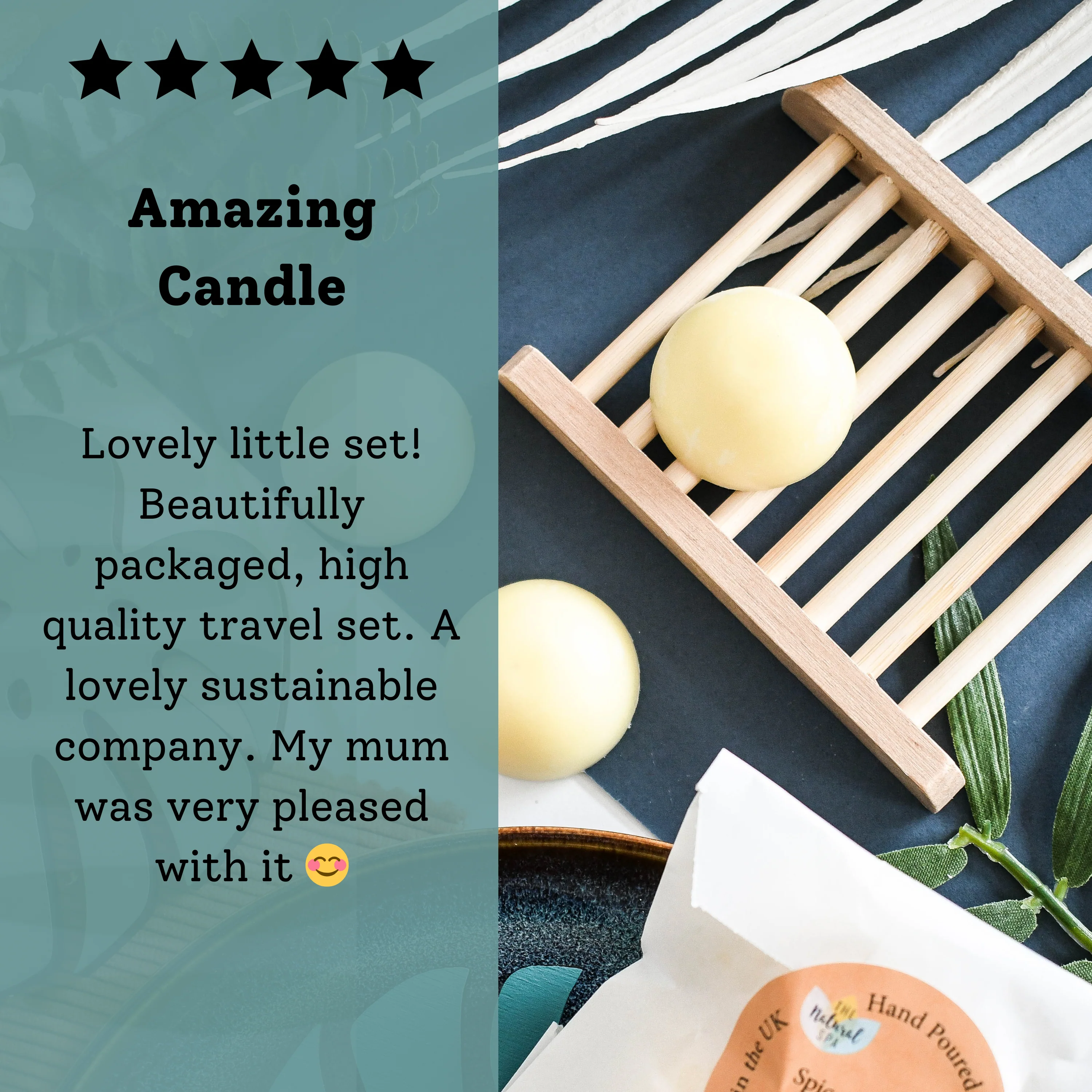 The Natural Spa - Sage & Lime Coconut Wax melts - Pack of 3 - Image 8
