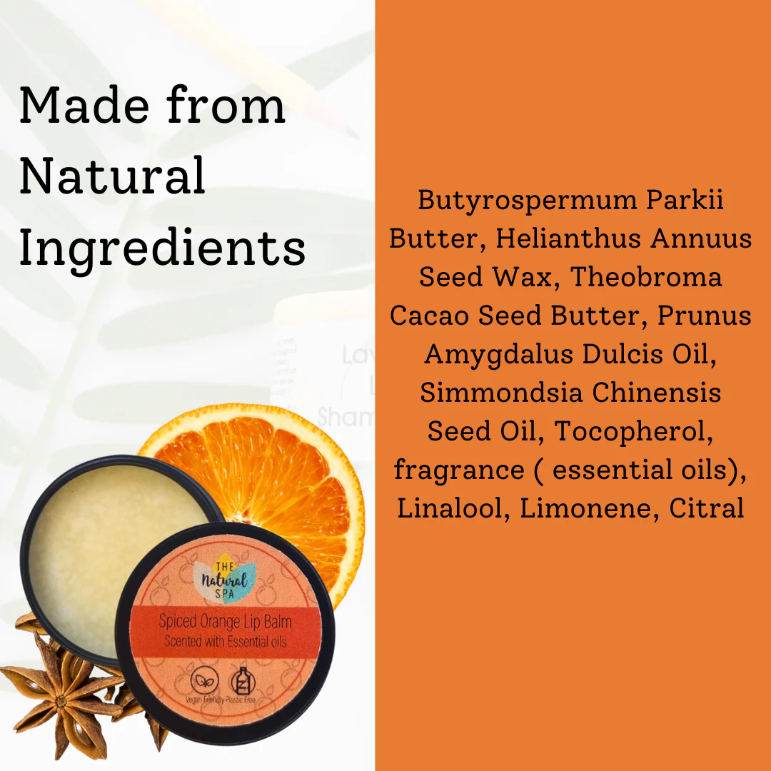 The Natural Spa - Spiced Orange   All Natural Lip Balm - Image 3