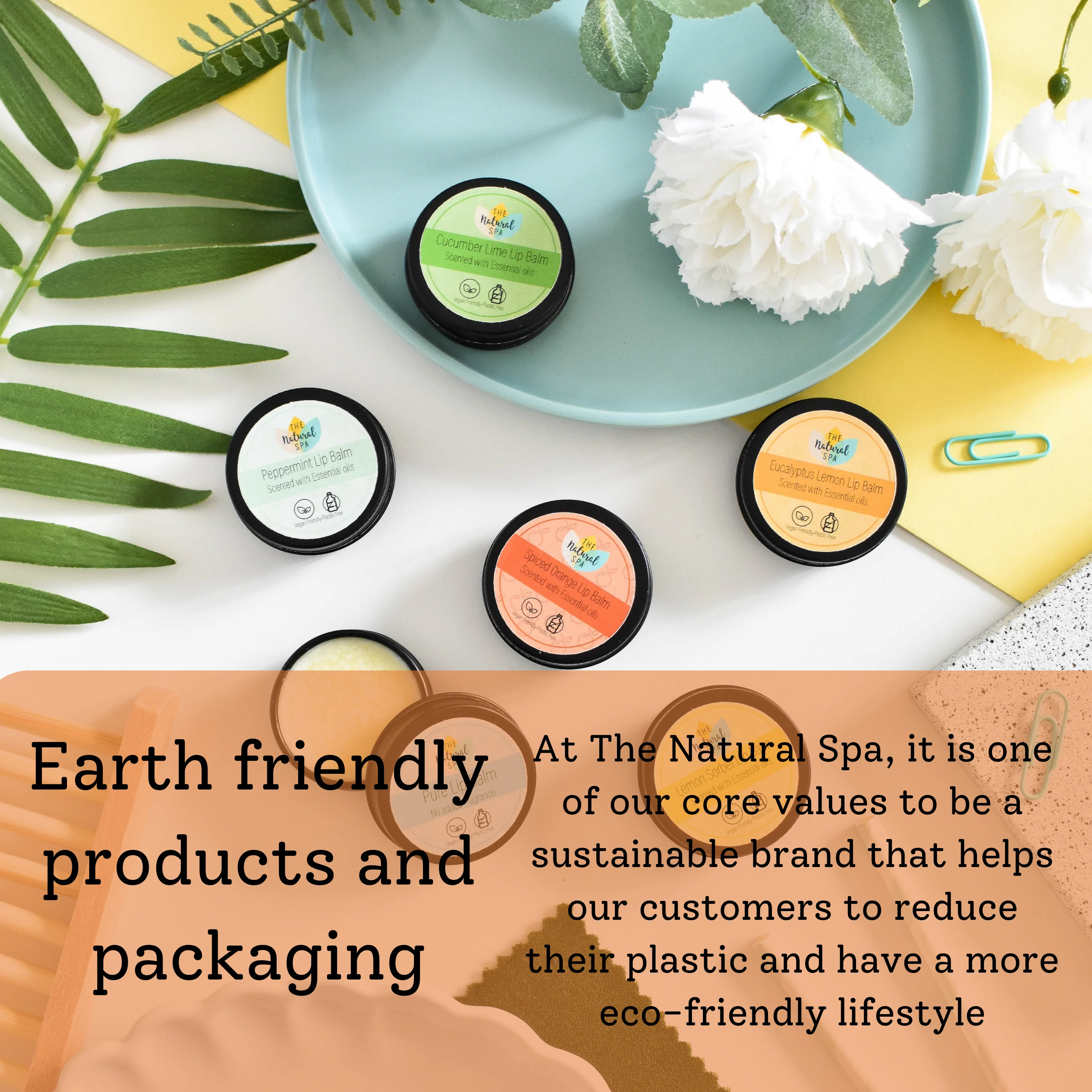 The Natural Spa - Spiced Orange   All Natural Lip Balm - Image 4