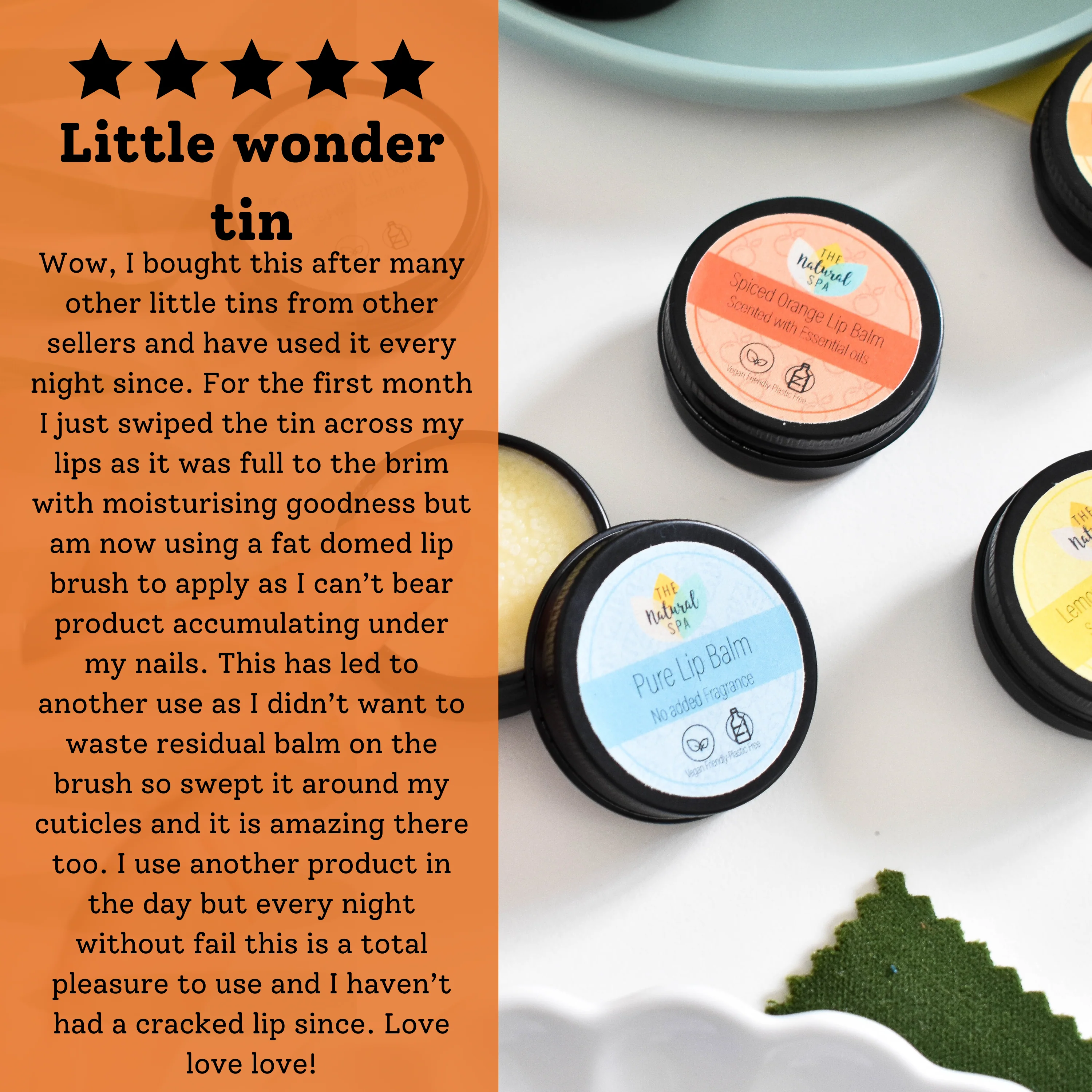 The Natural Spa - Spiced Orange   All Natural Lip Balm - Image 7