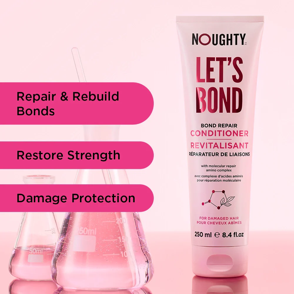 Noughty Haircare Let's Bond Conditioner - Treat Damaged Hair - Image 3