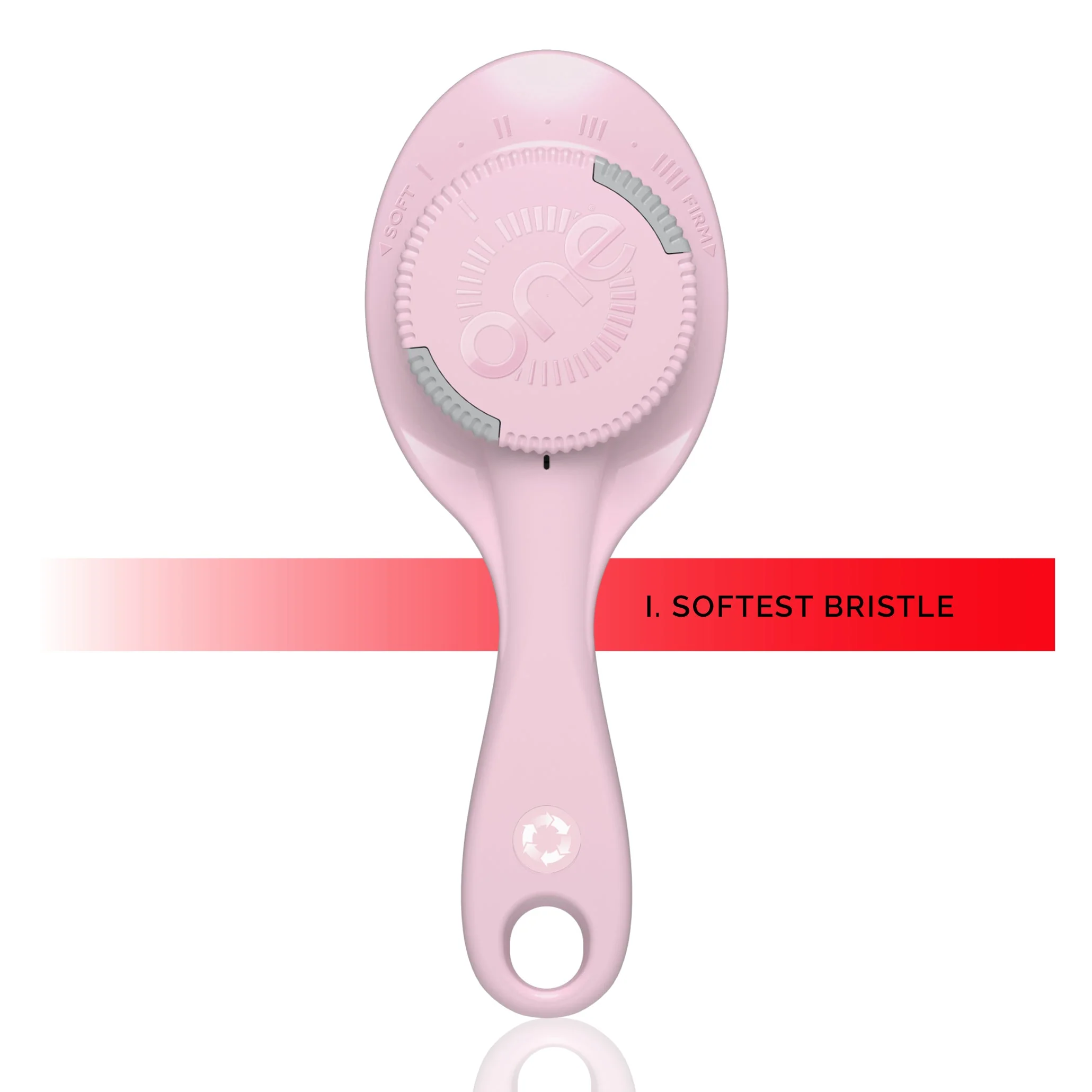 ONE Brush - Adjustable Bristle Hairbrush, Pink - Image 4