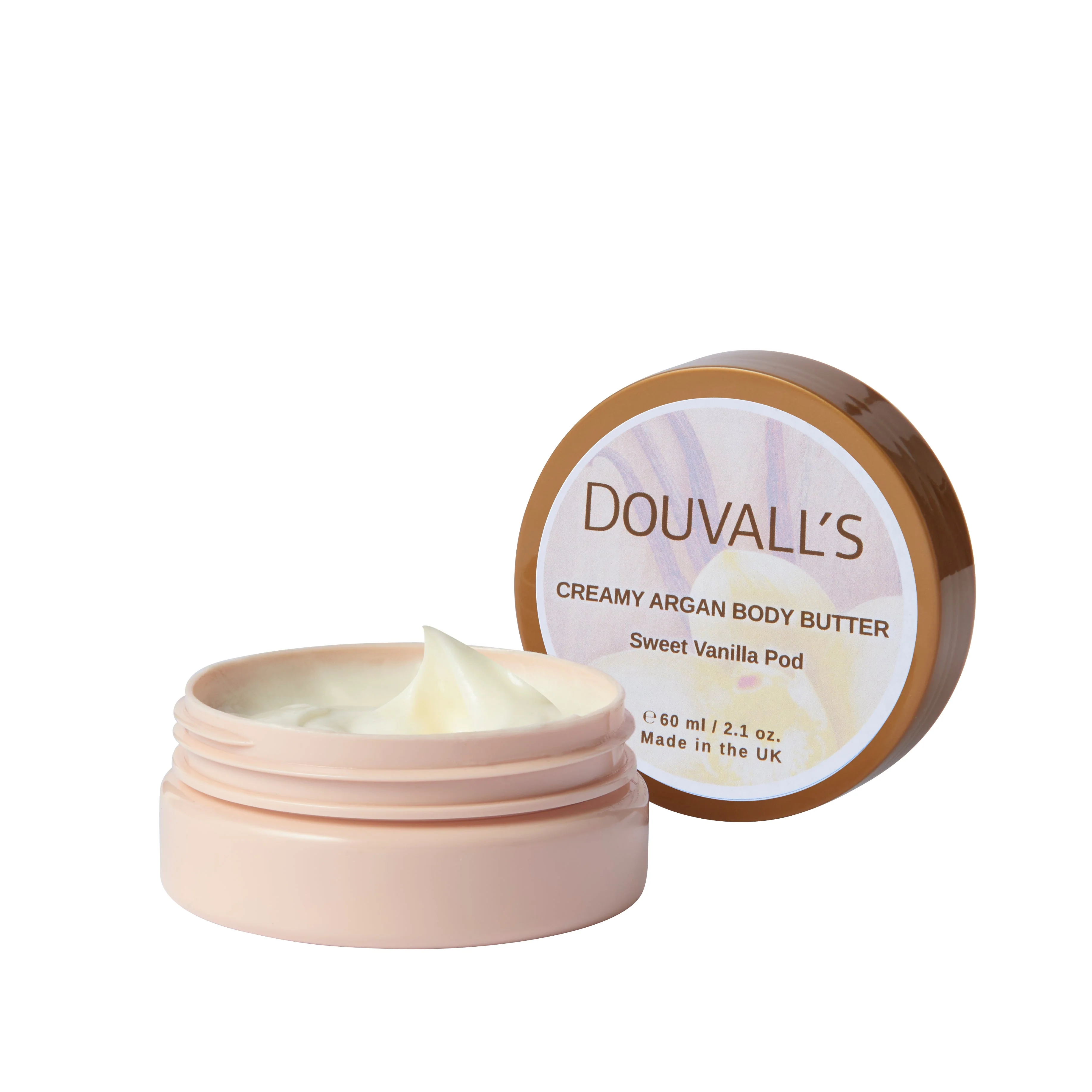 Douvall's Beauty - Organic Creamy Argan Body Butter 60ml - 5 Scents Available - Image 4