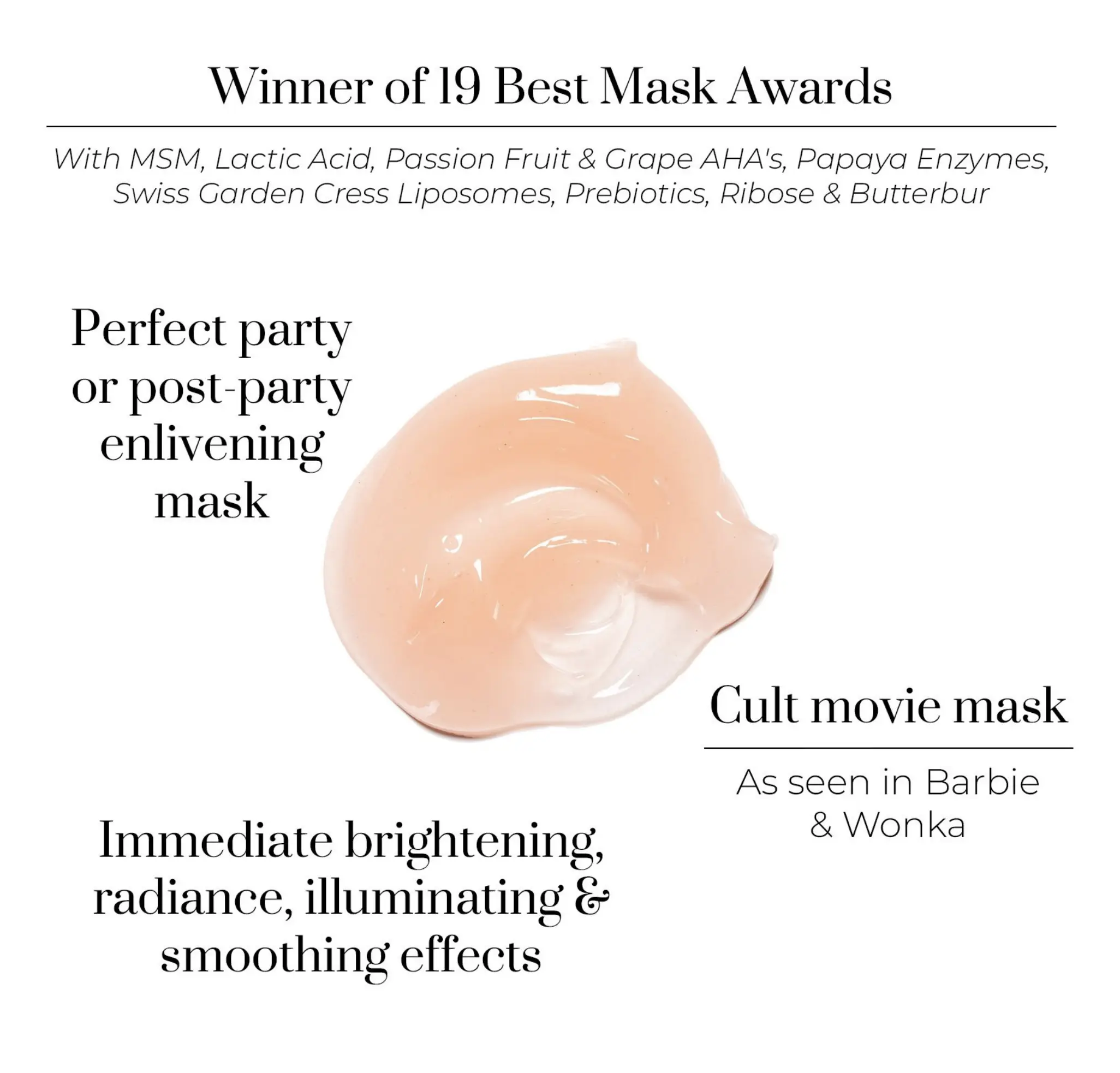 Oskia Renaissance Mask Nutri-Active Brightening and Resurfacing 50ml. - Image 2