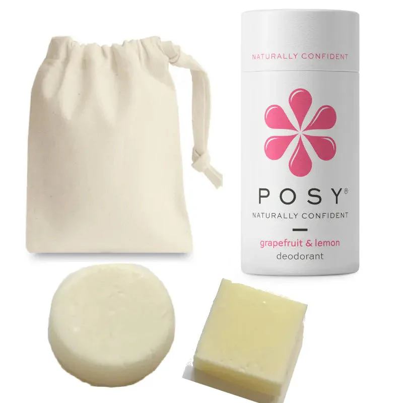 POSY London. - Eco-friendly Deodorant, Shampoo and Conditioner Bar Bundle - Image 2