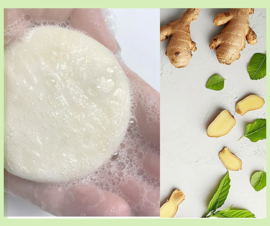 POSY London - Ginger & Mint Shampoo Bar - Image 3