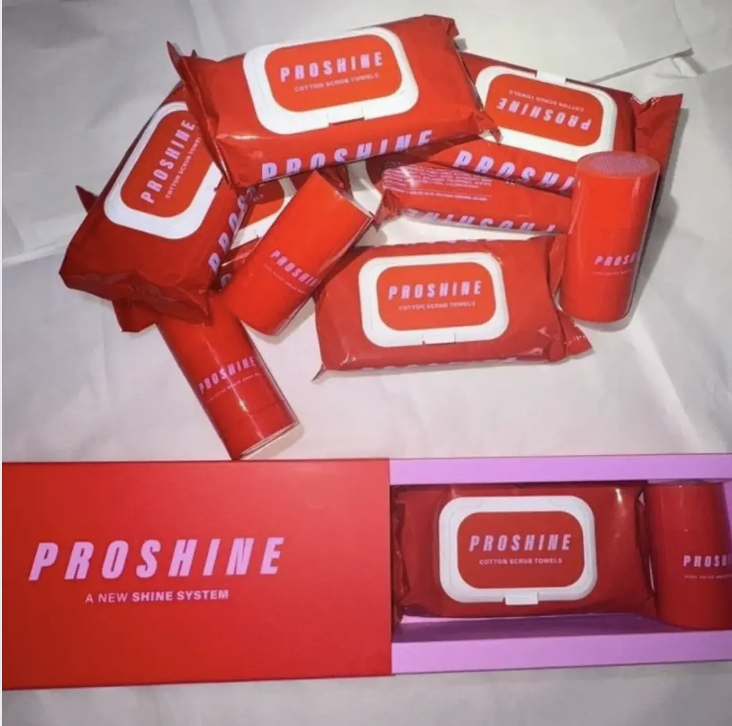 PROSHINE - Exfoliating Towels & Body Oil Bundle - Image 4